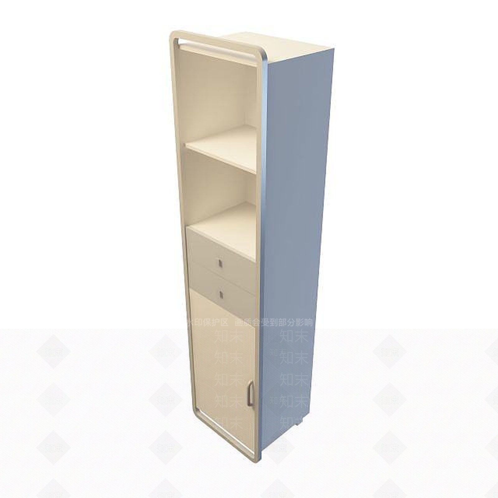 现代客厅立柜3D模型下载【ID:1194721801】