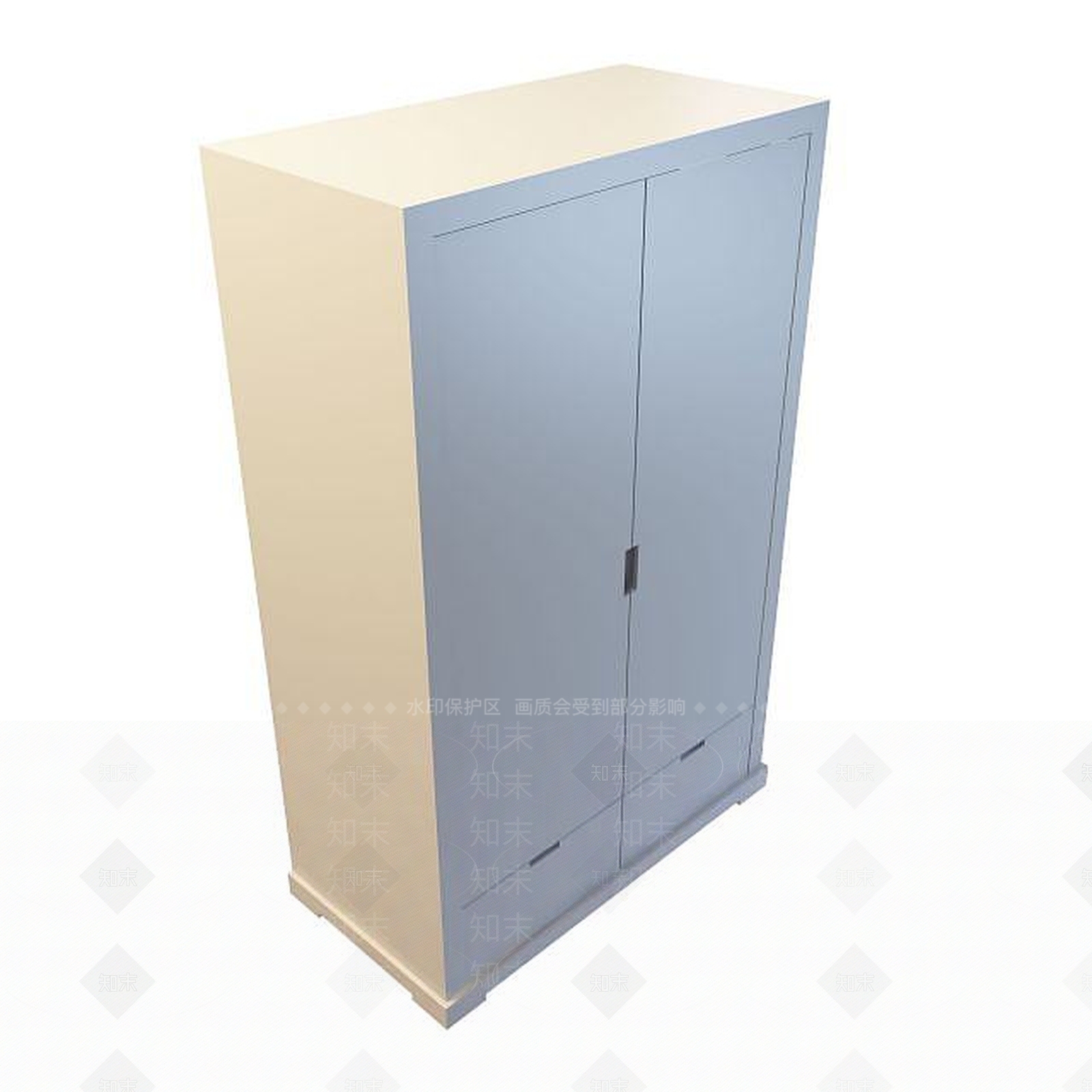 现代衣柜3D模型下载【ID:1194721864】