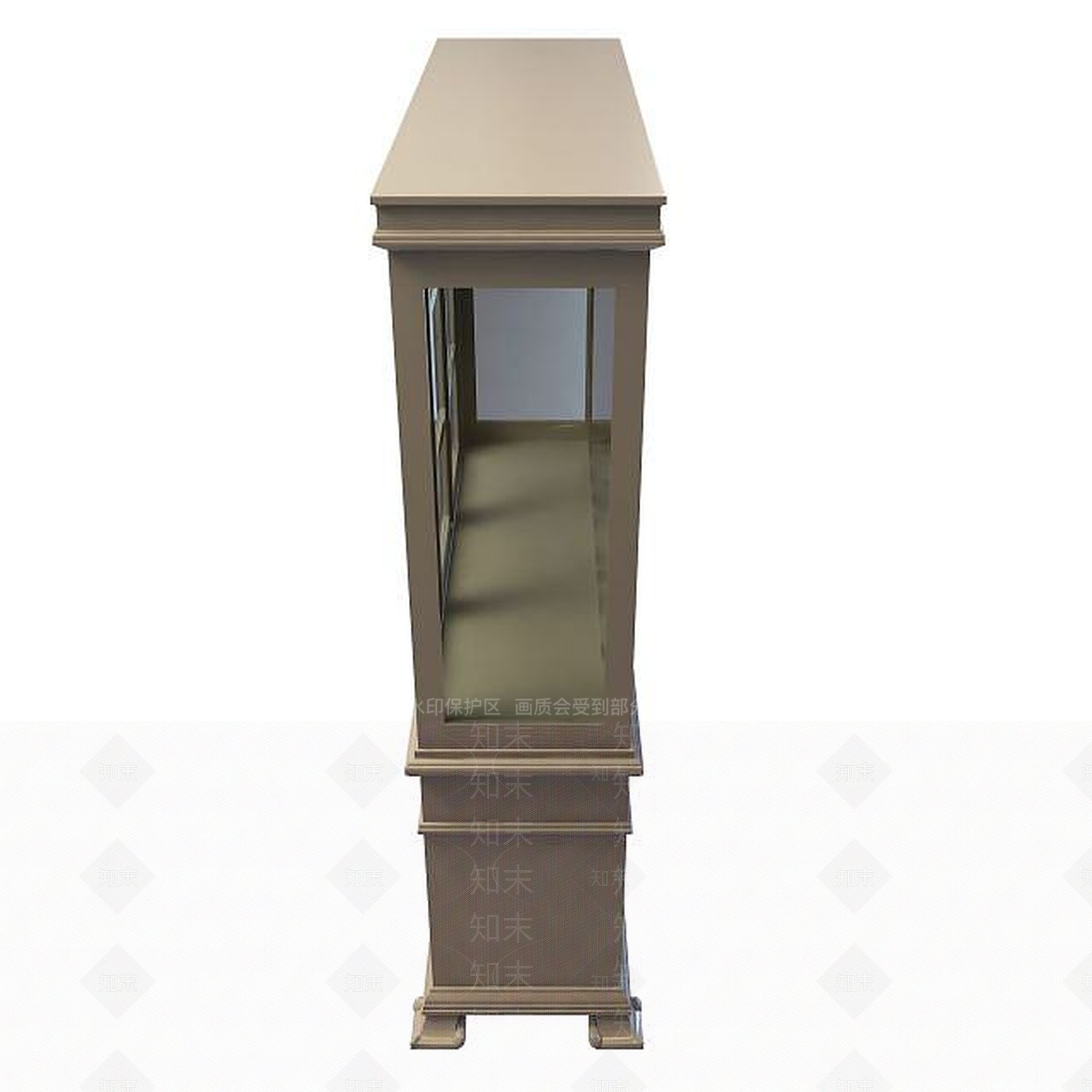欧式古典欧式玻璃酒柜3D模型下载【ID:1194722146】