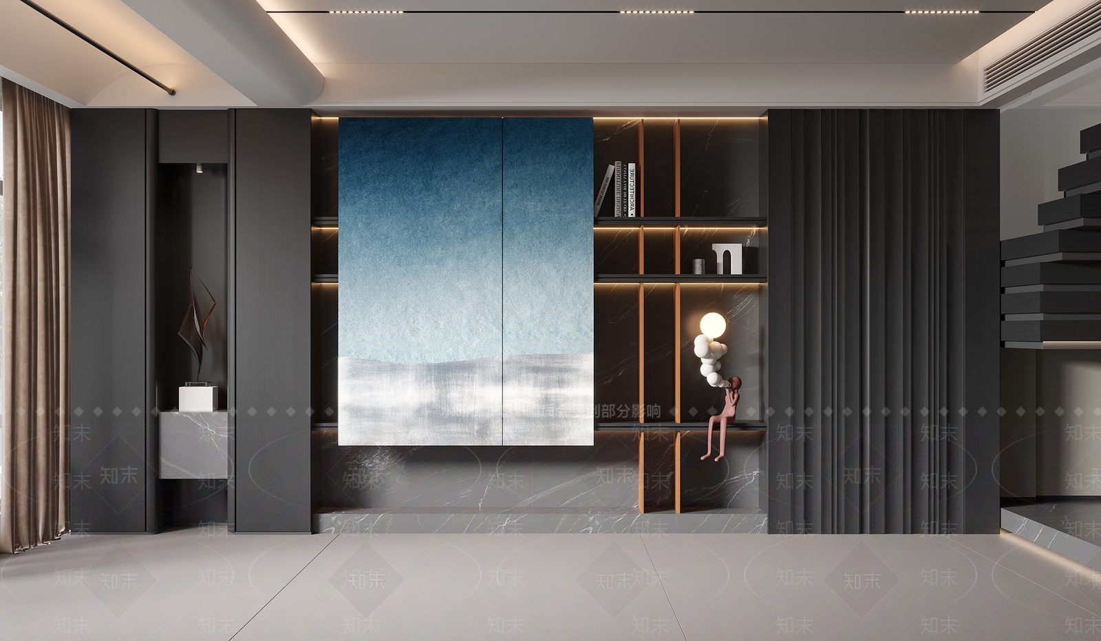 现代其他柜子3D模型下载【ID:1194722485】