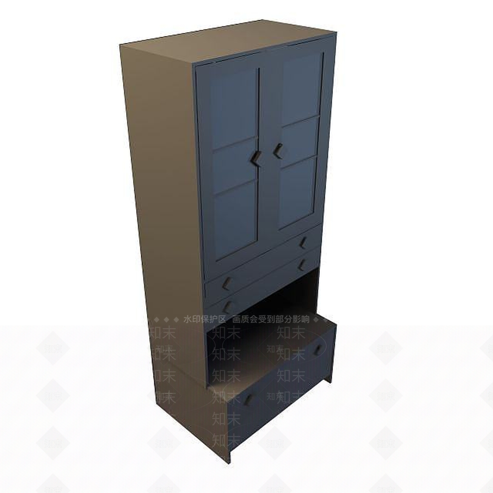 中式边柜3D模型下载【ID:1194723567】