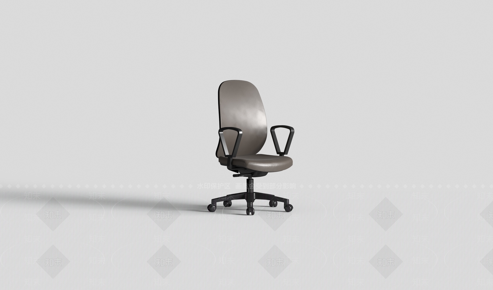 现代极简办公椅3D模型下载【ID:1194724299】