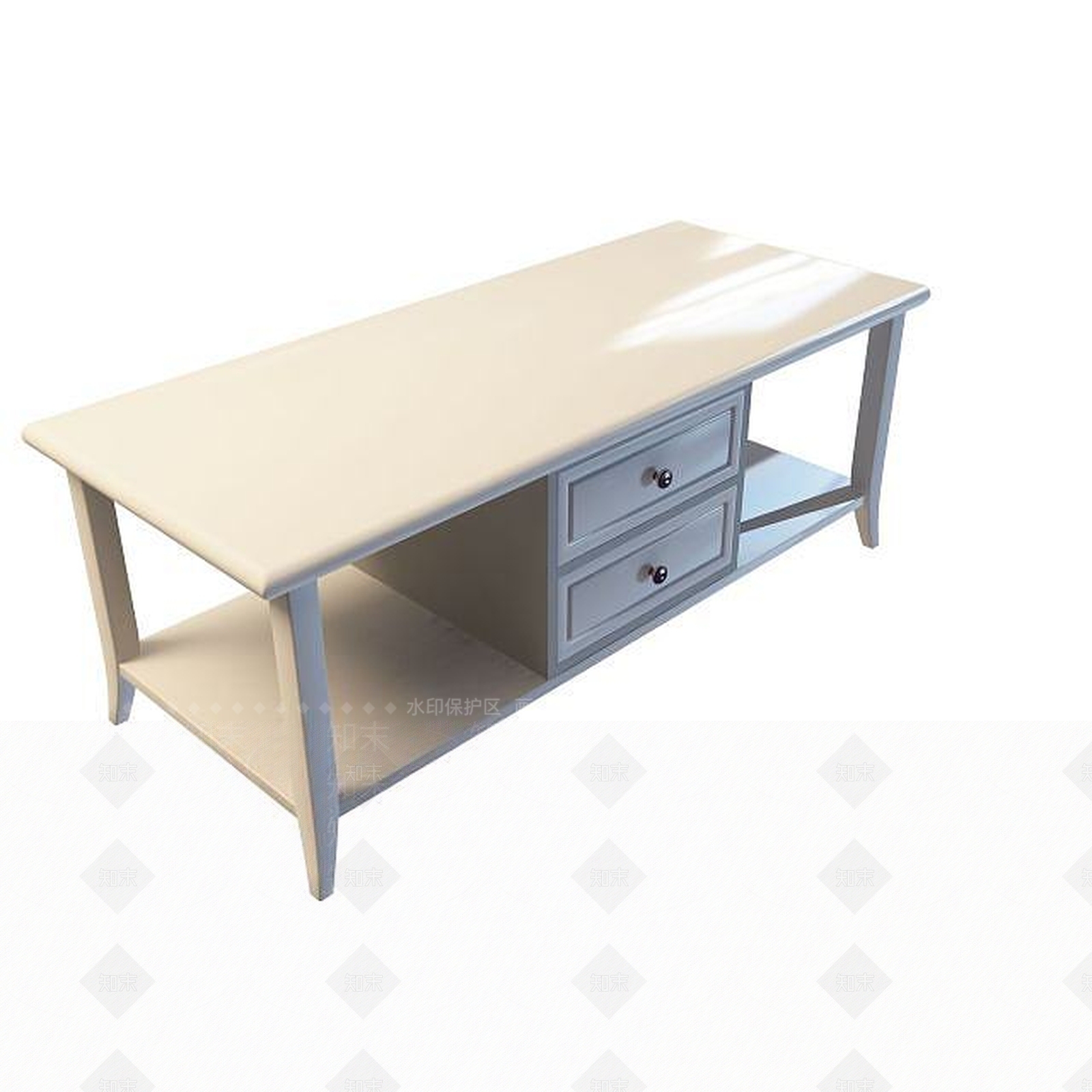 现代简约边柜3D模型下载【ID:1194726702】
