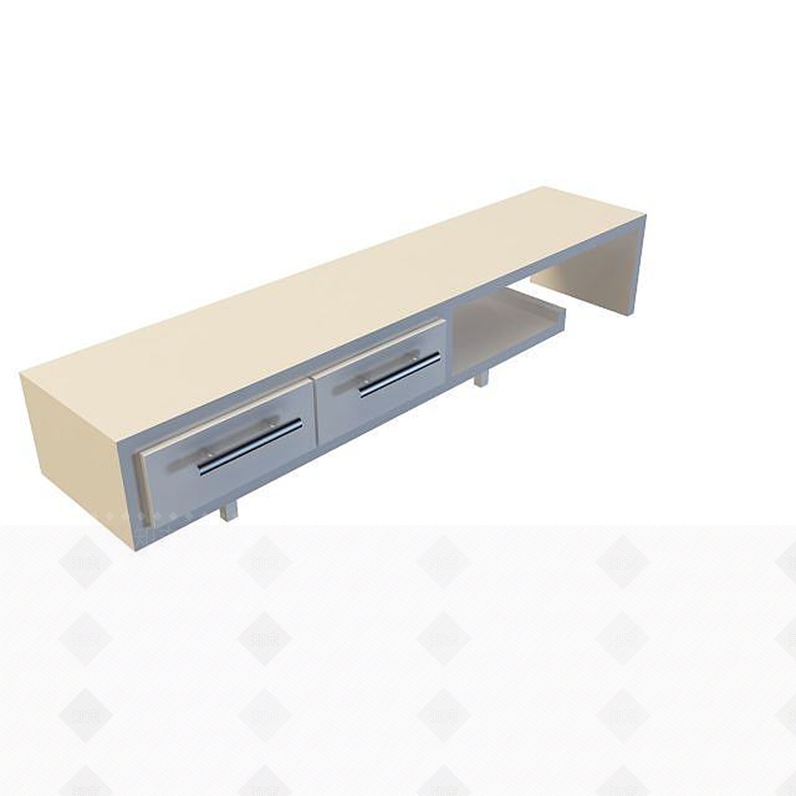 现代简约电视柜3D模型下载【ID:1194726823】