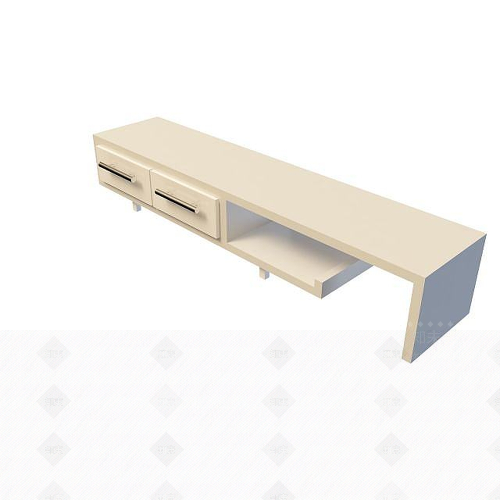 现代简约电视柜3D模型下载【ID:1194726823】