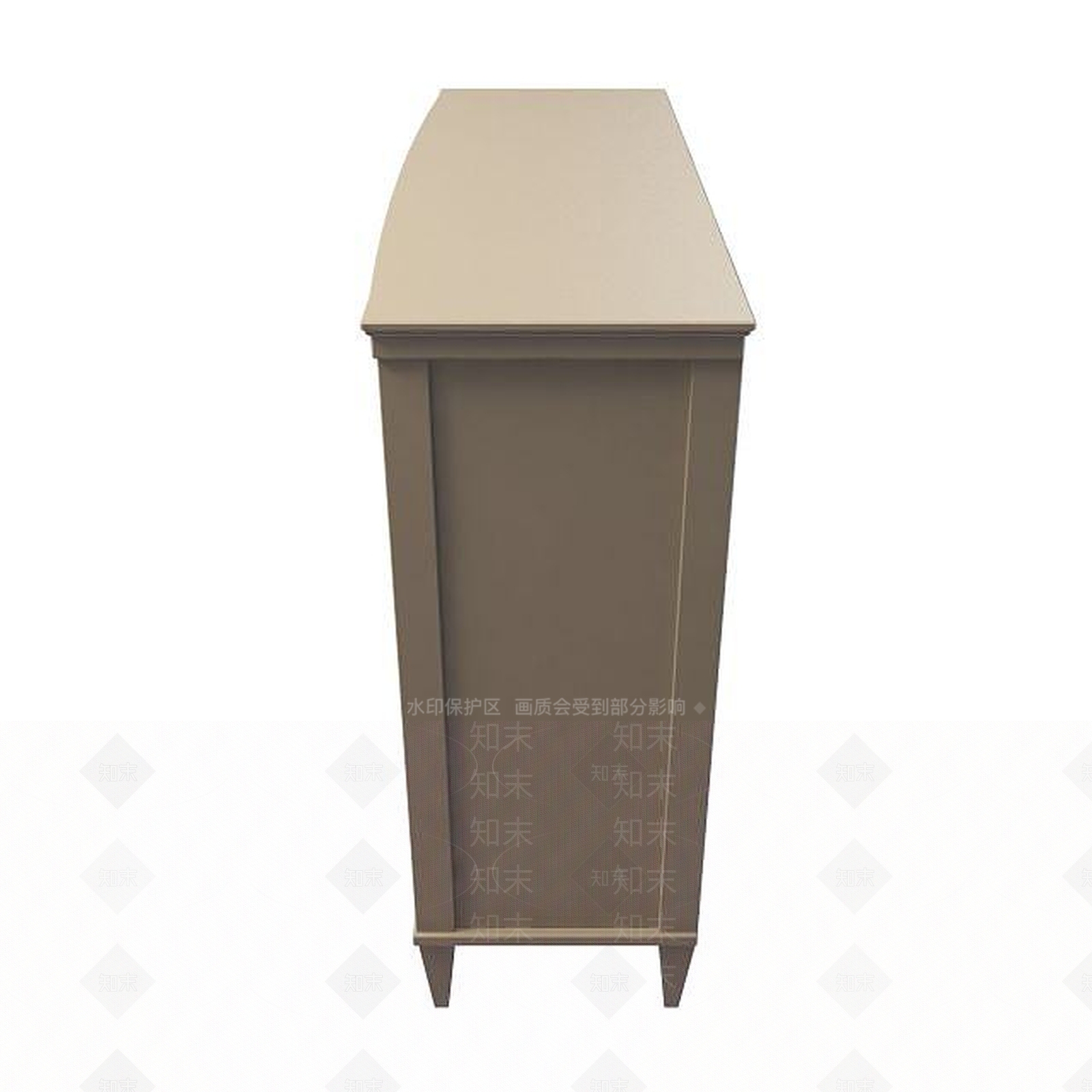 欧式古典欧式边柜3D模型下载【ID:1194727652】