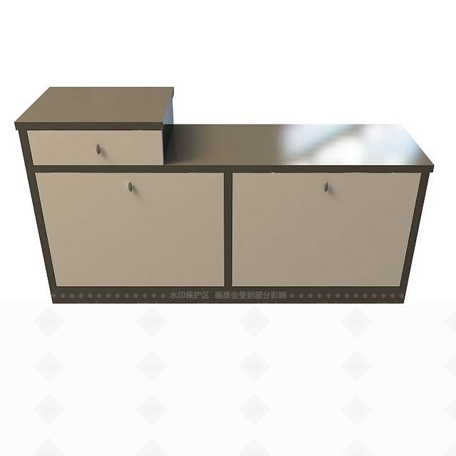 现代烤漆柜3D模型下载【ID:1194727627】