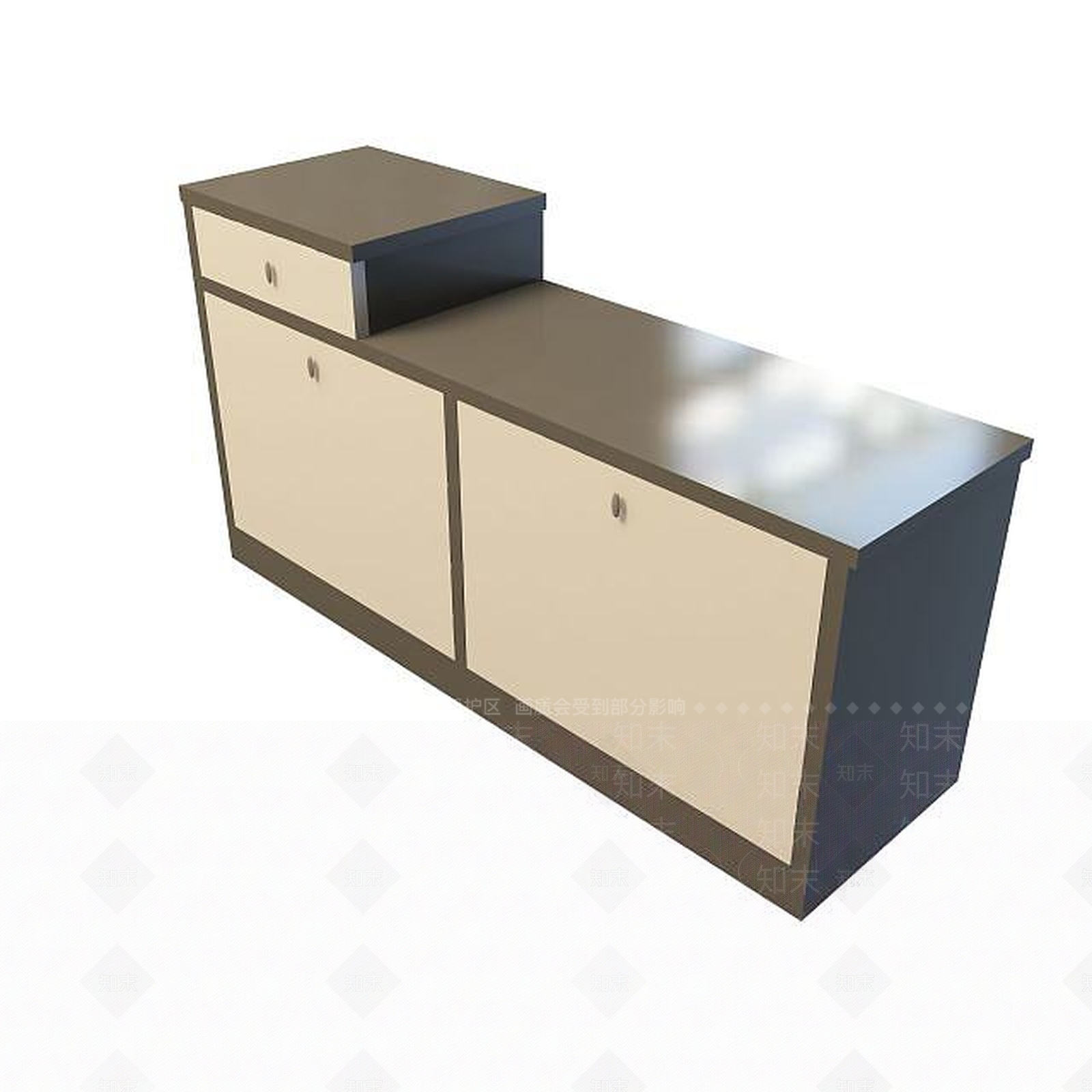 现代烤漆柜3D模型下载【ID:1194727627】