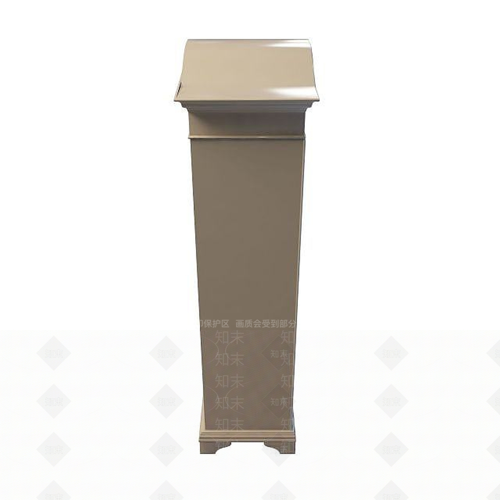 现代简约边柜3D模型下载【ID:1194729363】
