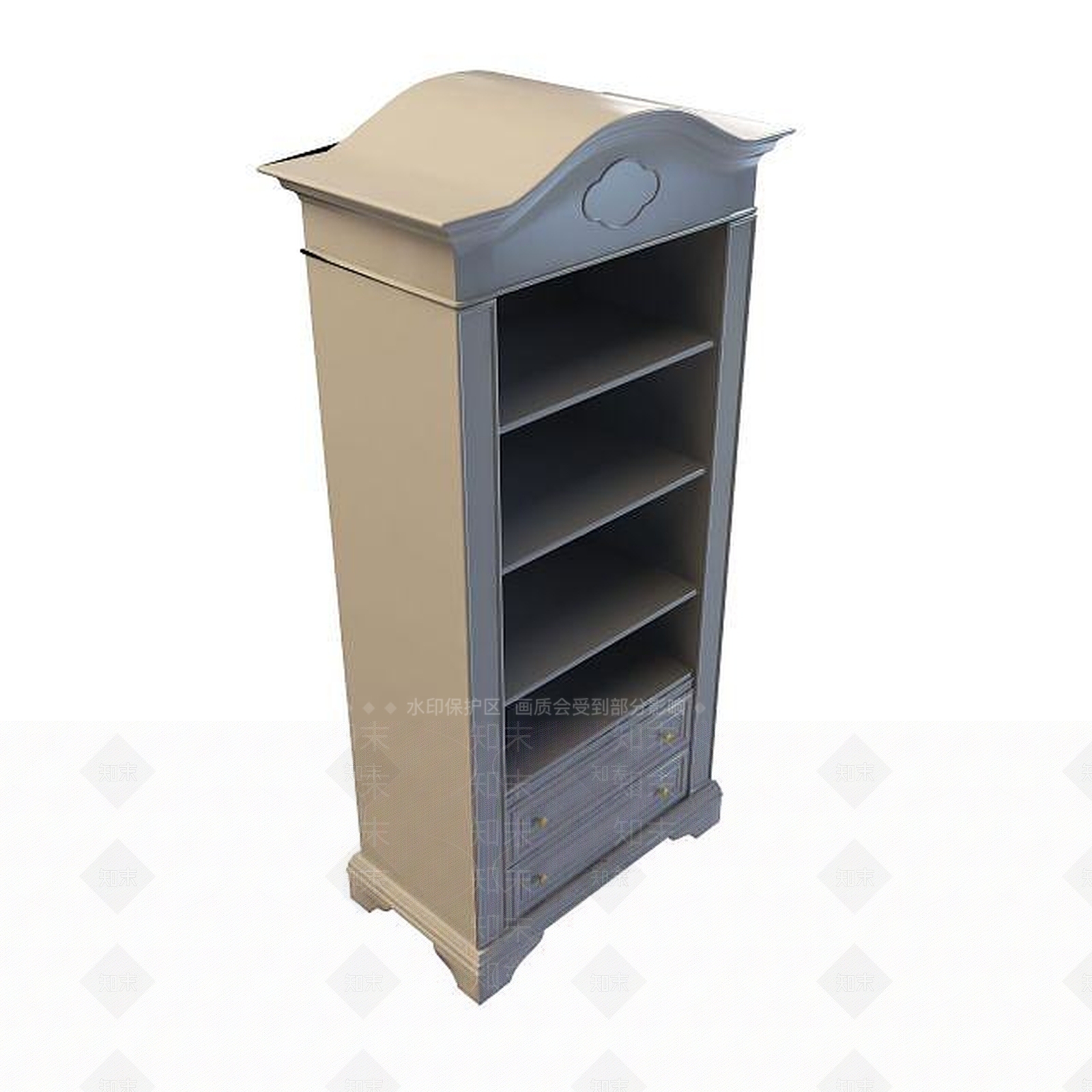 现代简约边柜3D模型下载【ID:1194729363】