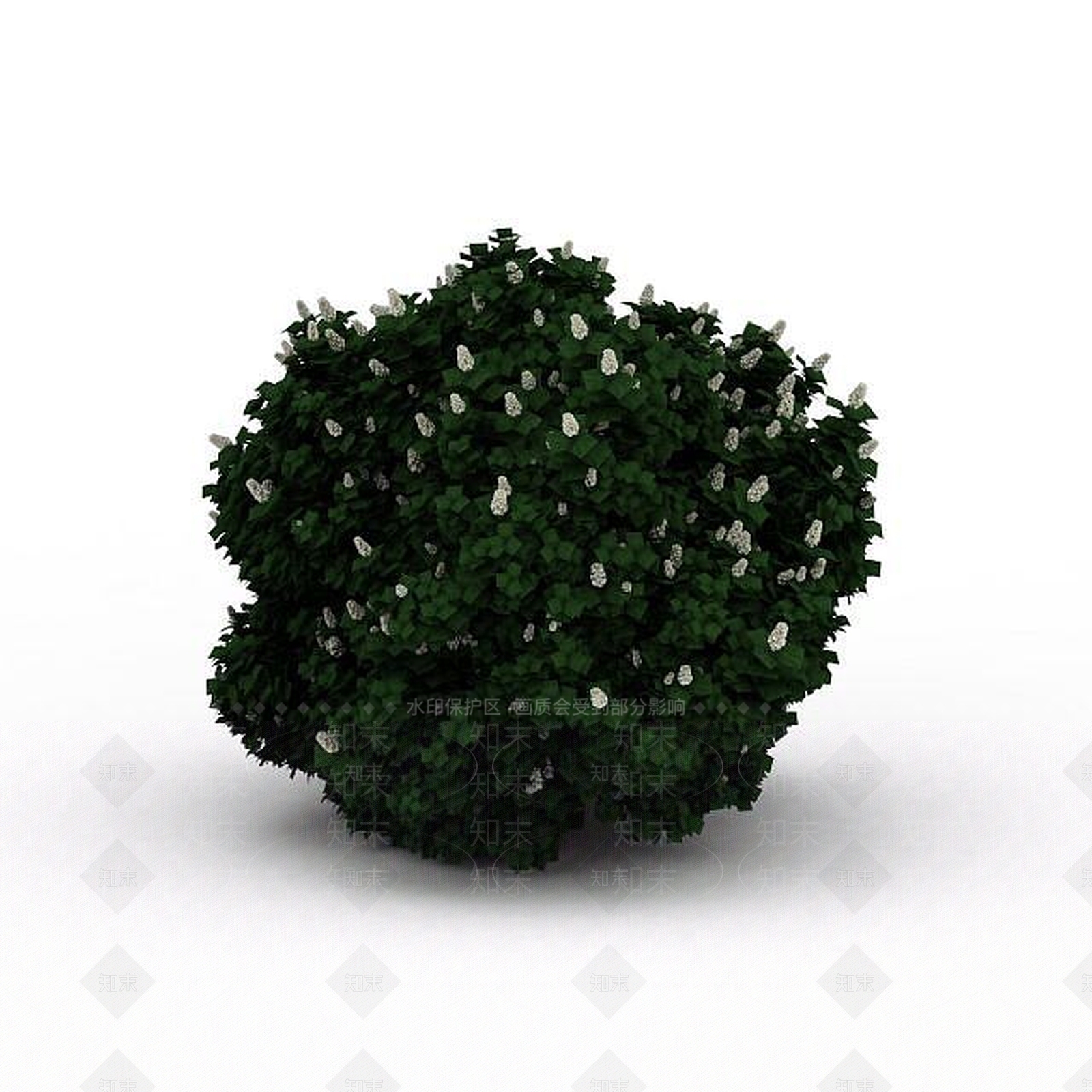 现代灌木3D模型下载【ID:1194736547】
