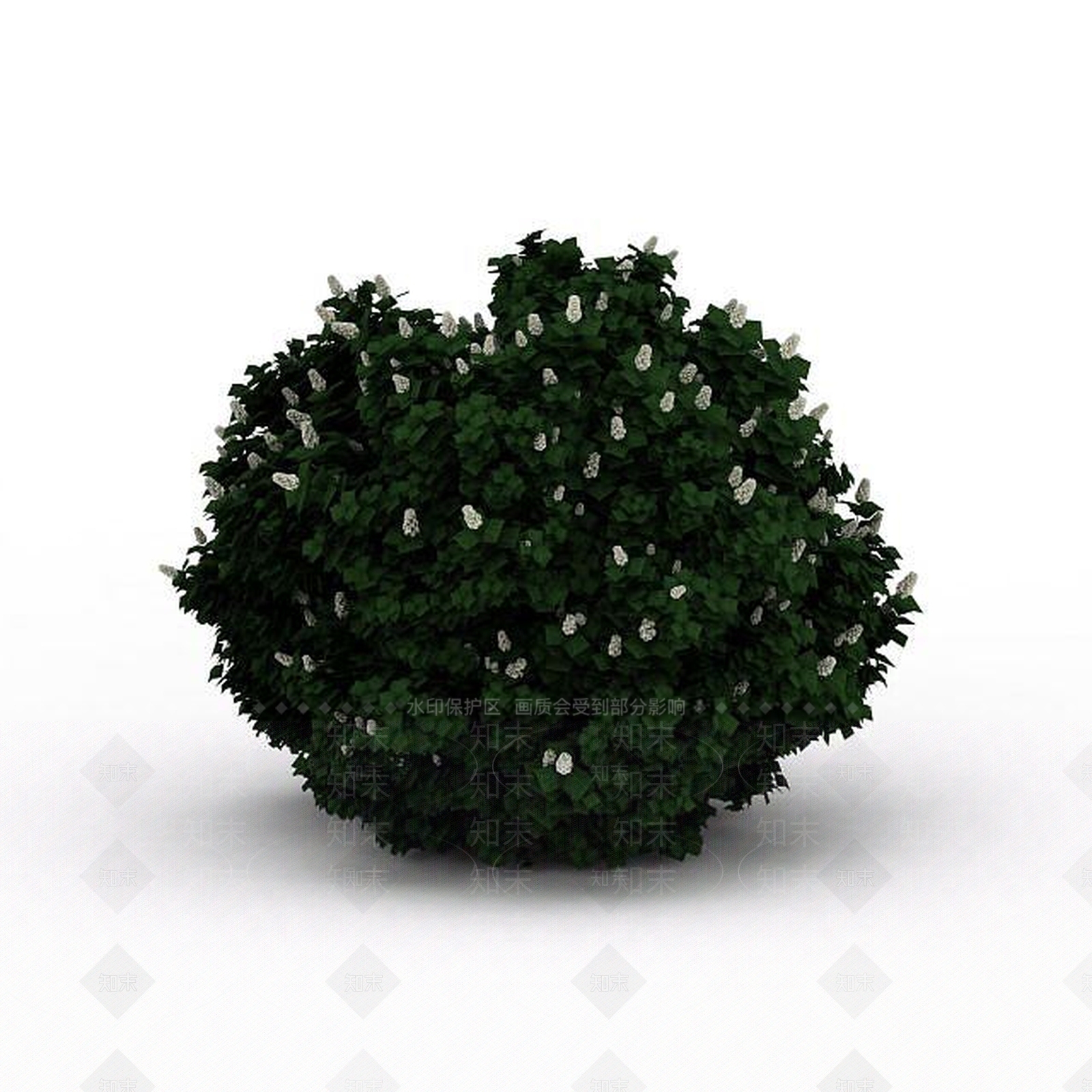 现代灌木3D模型下载【ID:1194736547】
