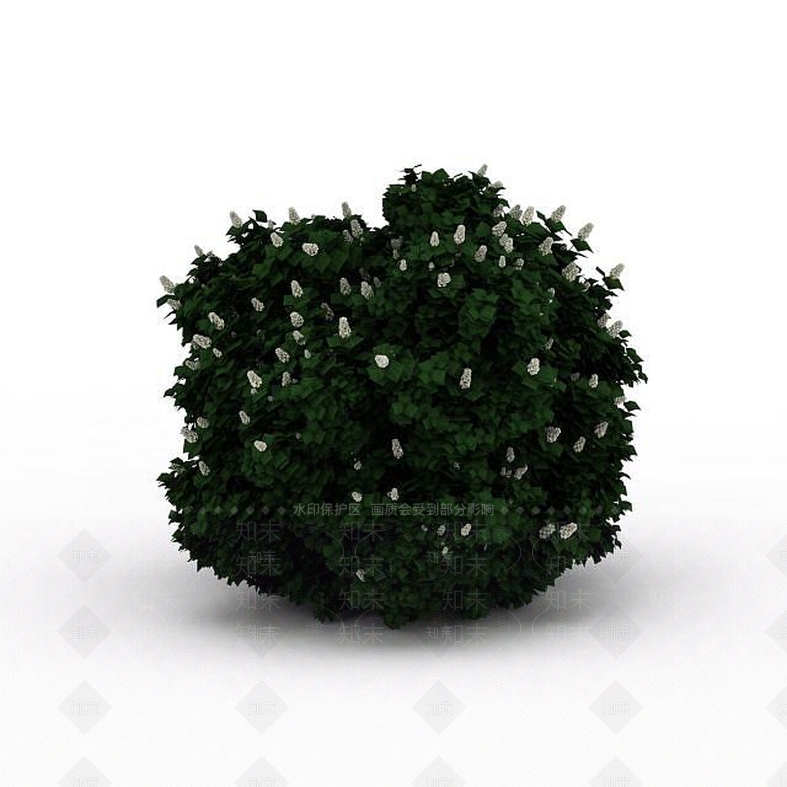现代灌木3D模型下载【ID:1194736547】