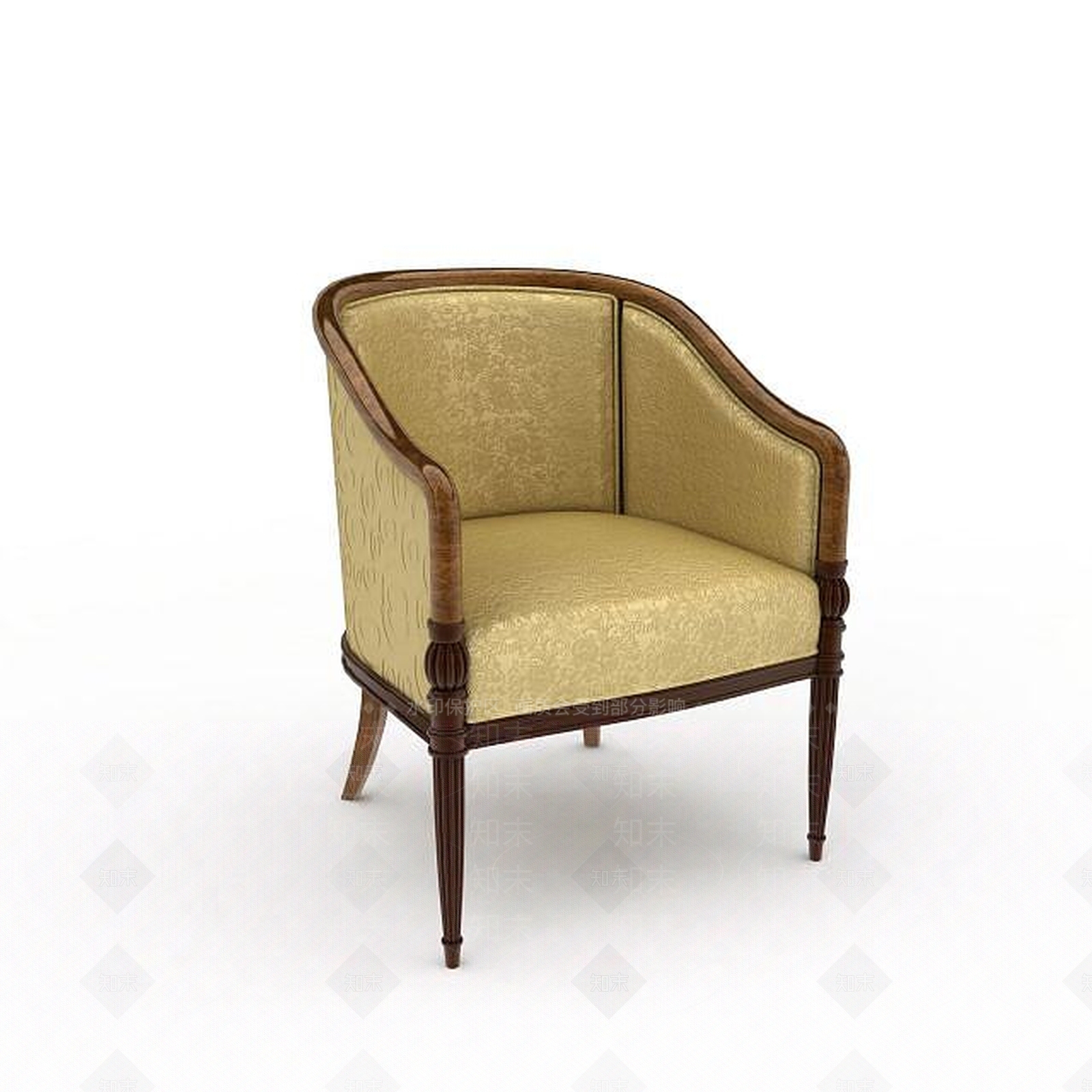 现代休闲椅3D模型下载【ID:1194736743】