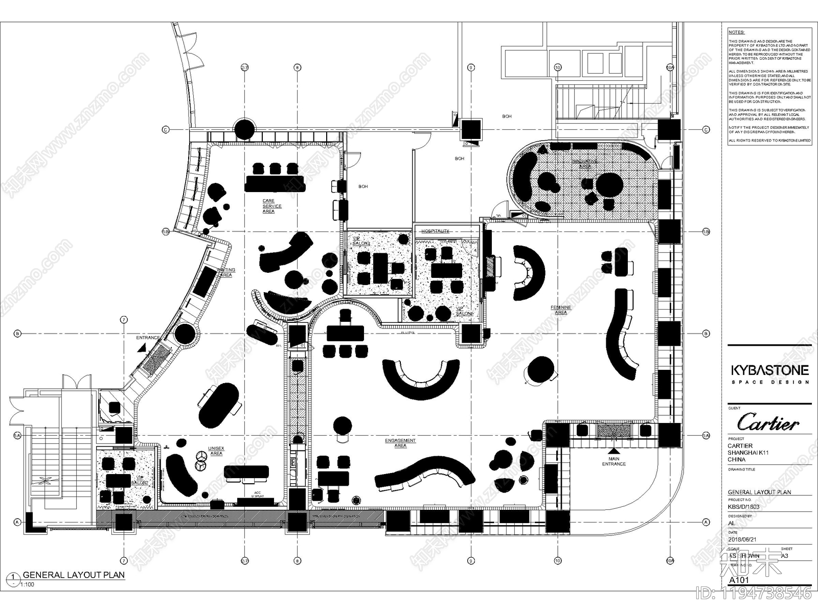 现代其他商业空间cad施工图下载【ID:1194738546】