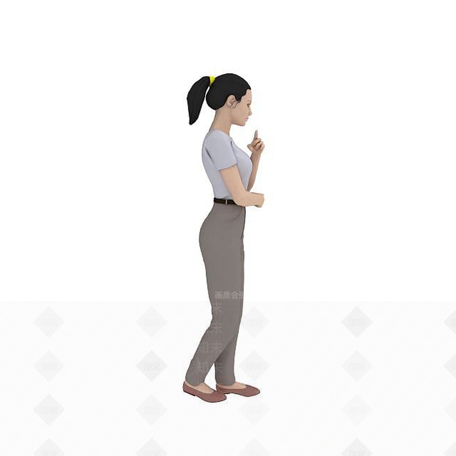 现代虚拟人物3D模型下载【ID:1198949122】
