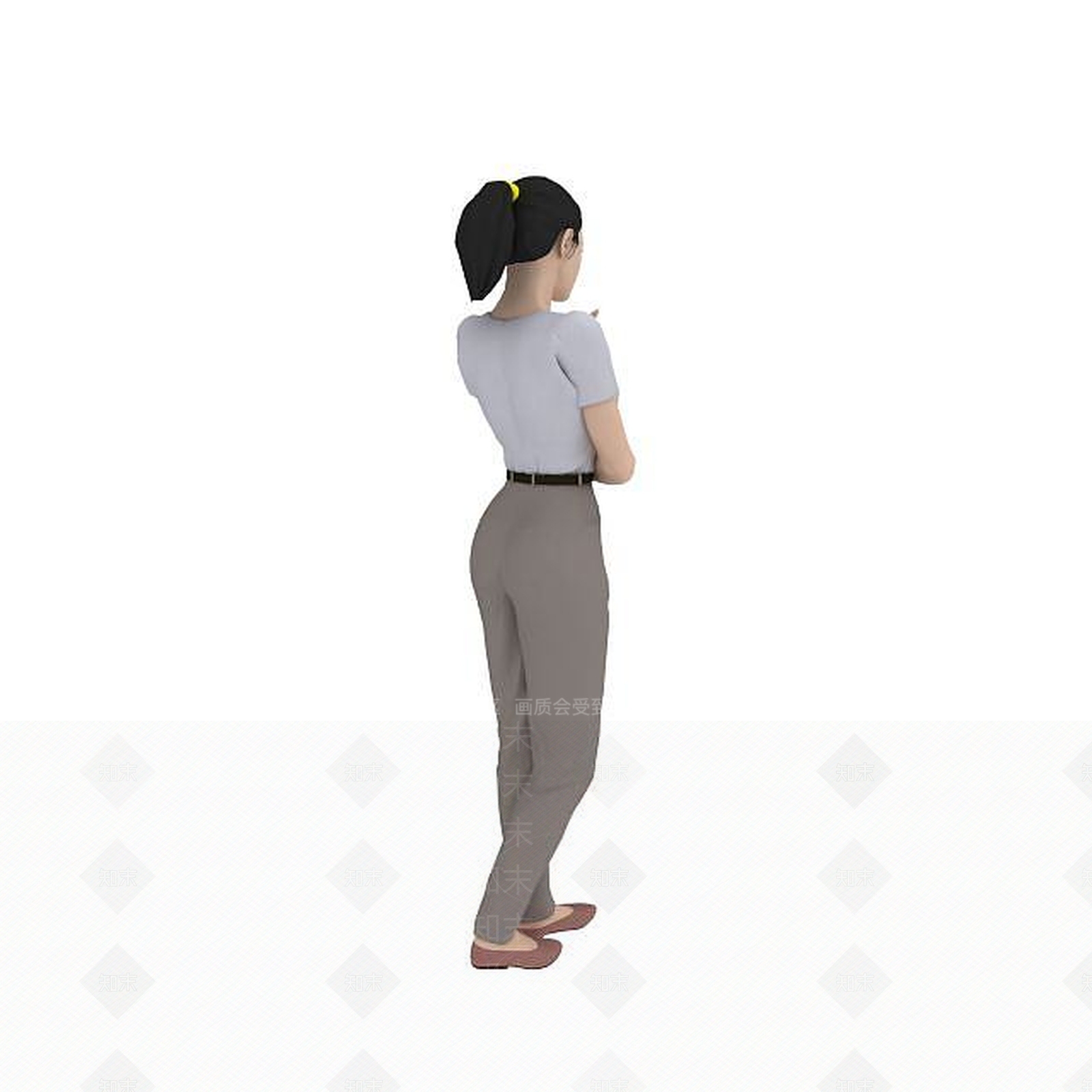 现代虚拟人物3D模型下载【ID:1198949122】