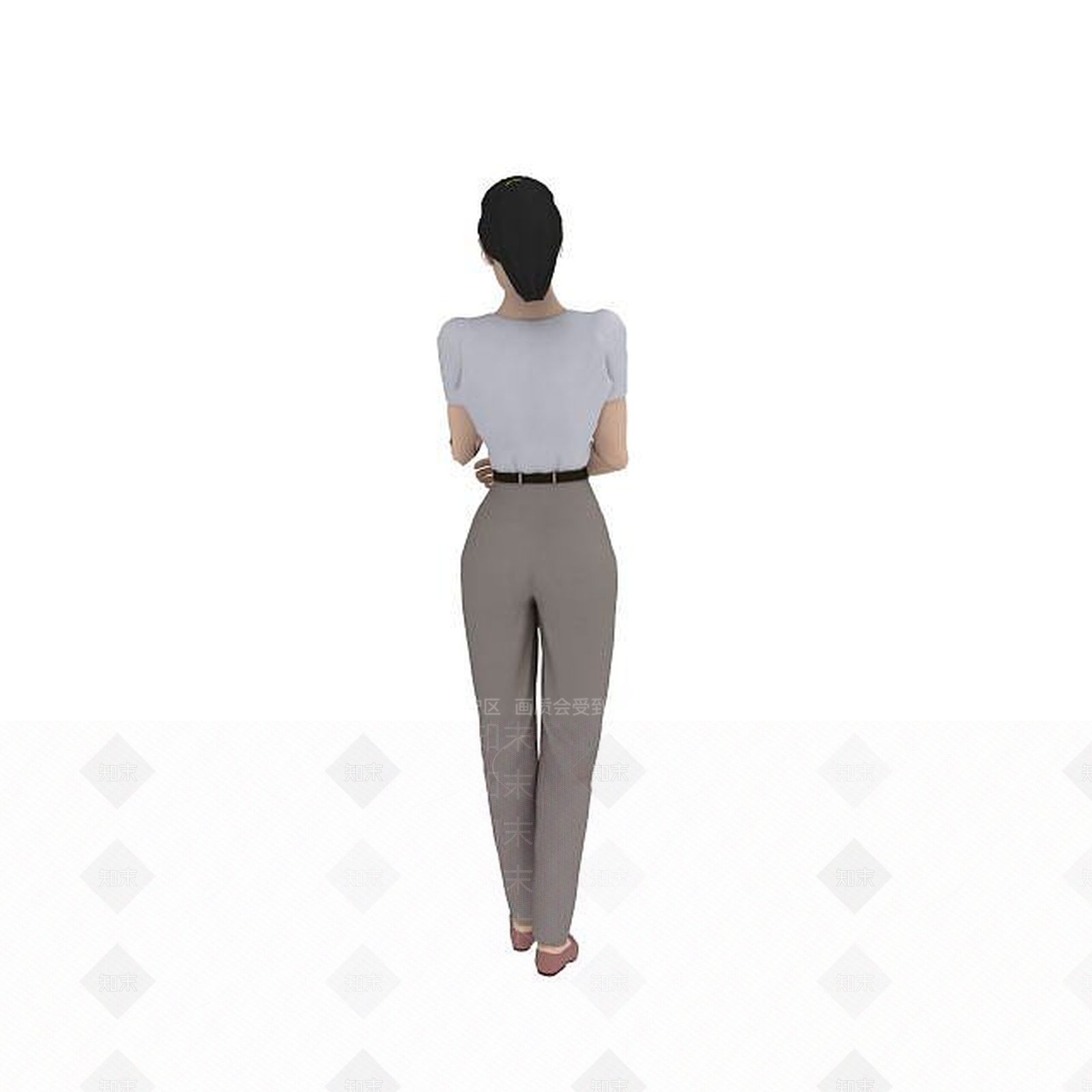 现代虚拟人物3D模型下载【ID:1198949122】