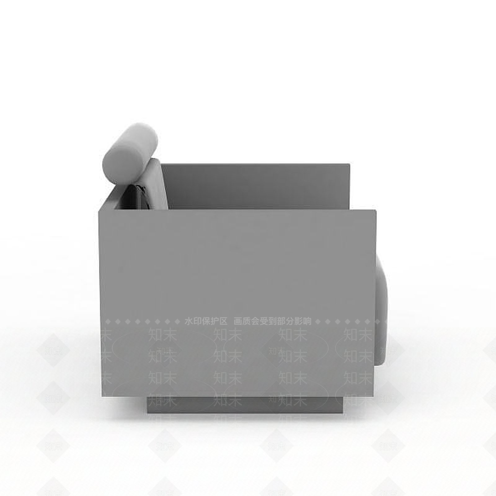 现代双人沙发3D模型下载【ID:1198948703】