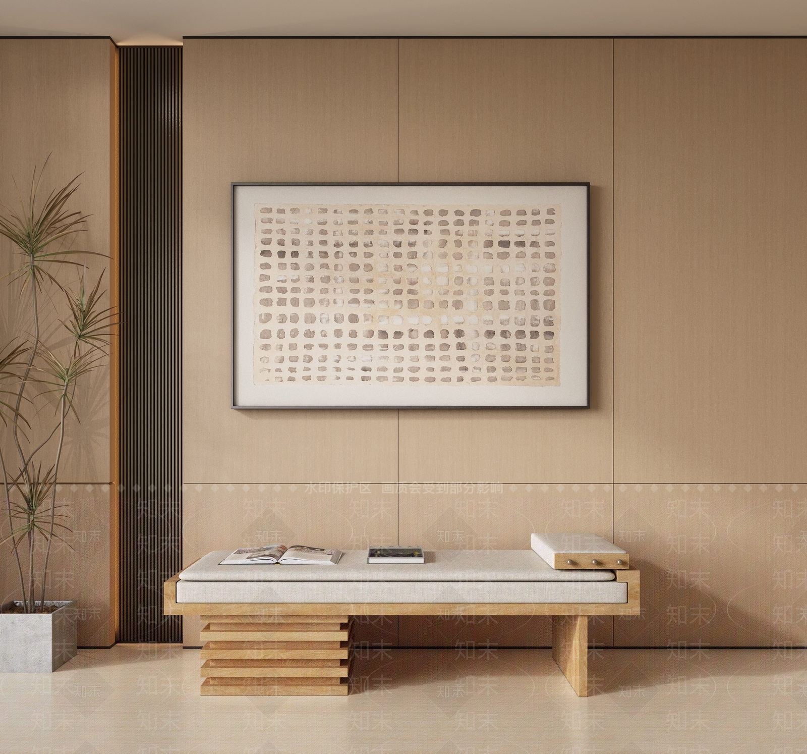 新中式沙发凳SU模型下载【ID:1194742804】