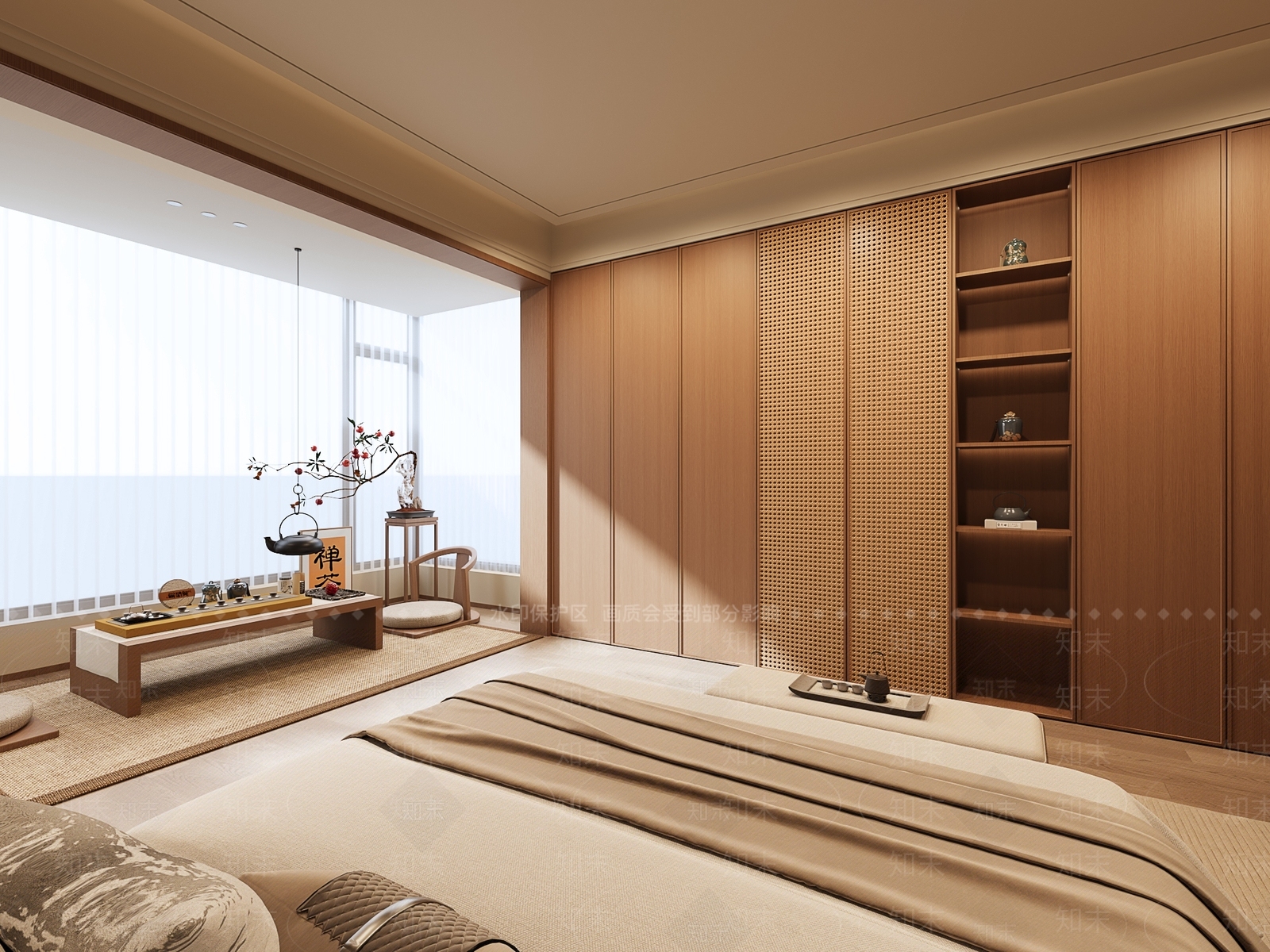 复古茶室3D模型下载【ID:1215135267】