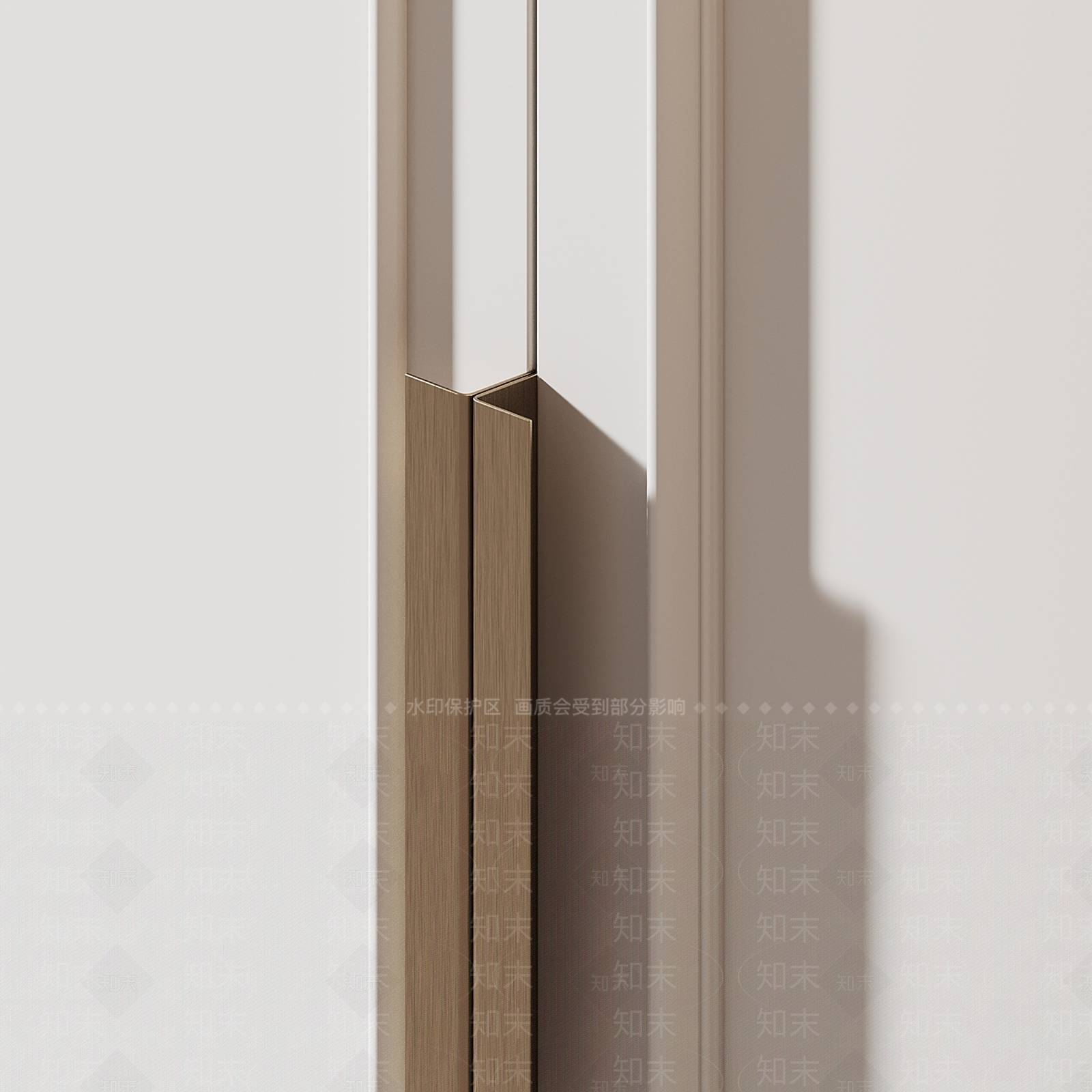现代奶油衣柜3D模型下载【ID:1194744949】