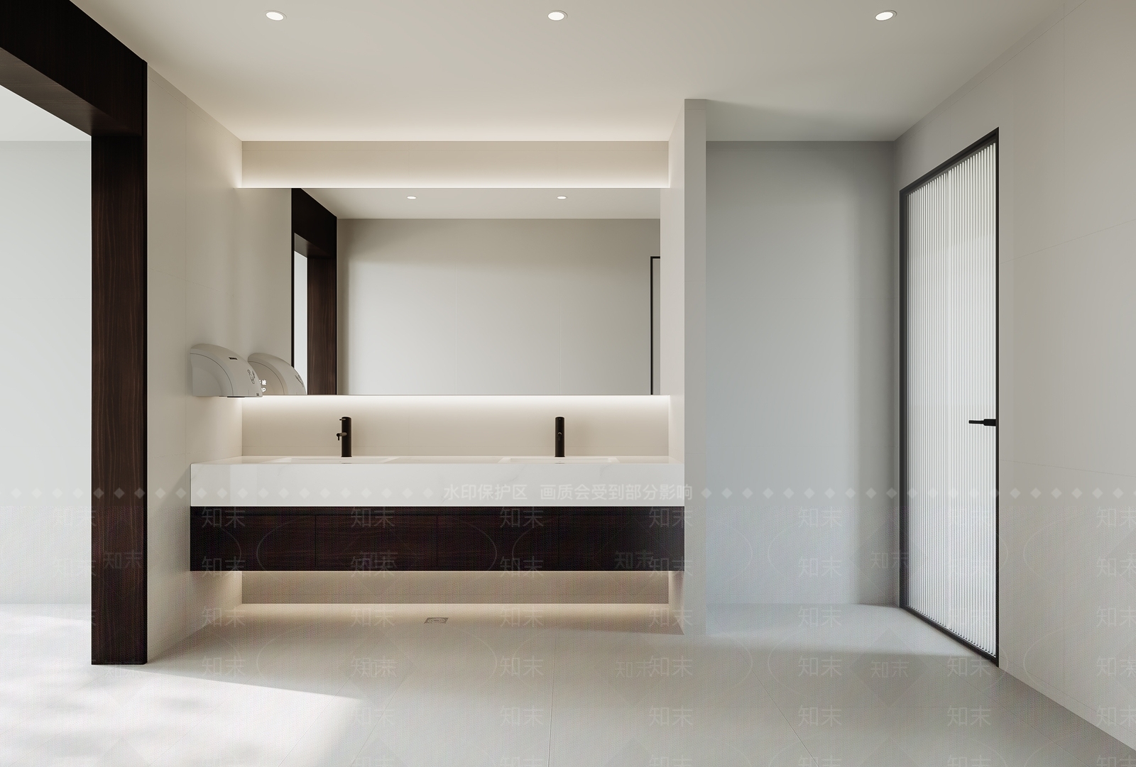 现代公共卫生间3D模型下载【ID:1194747709】