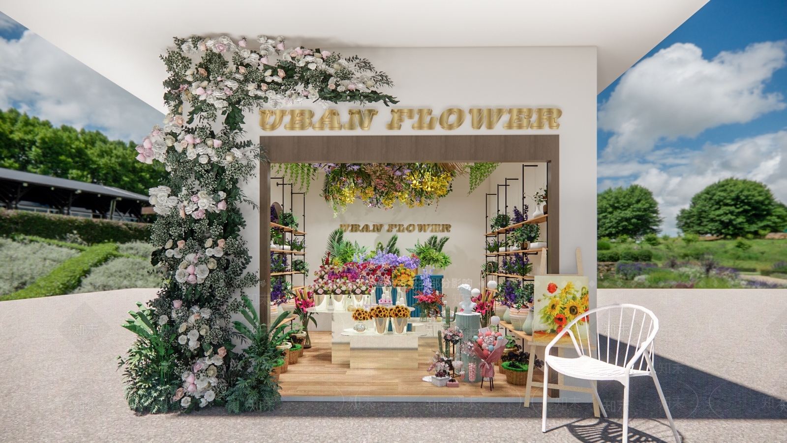 现代橱窗SU模型下载【ID:1194750042】