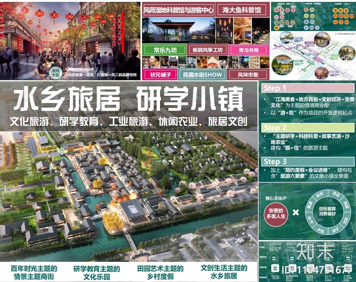 现代旅游小镇景观下载【ID:1194751677】_【知末方案文本库】
