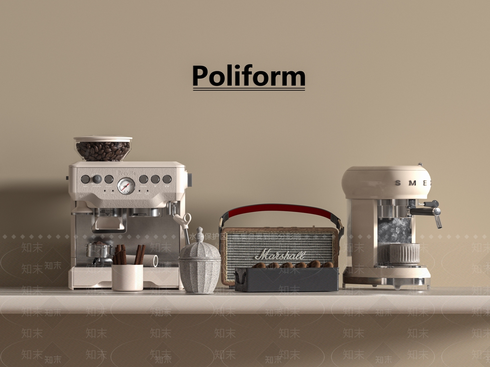 咖啡机SU模型下载【ID:1194751706】