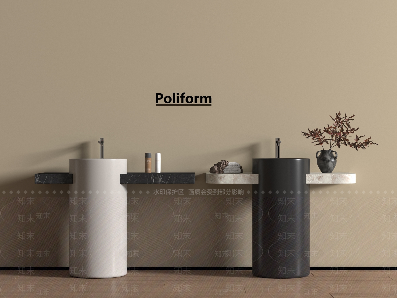 洗手台SU模型下载【ID:1194751857】