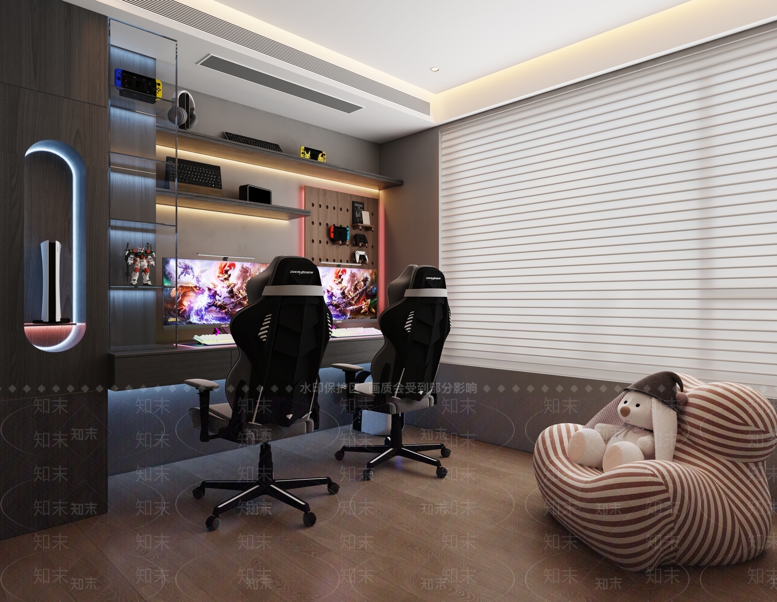 现代意式儿童娱乐室3D模型下载【ID:1194762031】