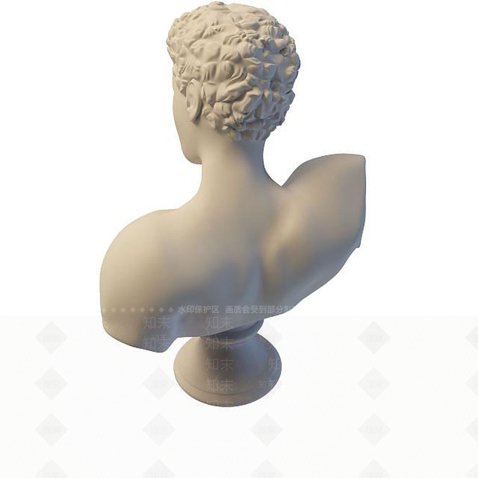 现代赫尔墨斯雕塑3D模型下载【ID:1194762612】