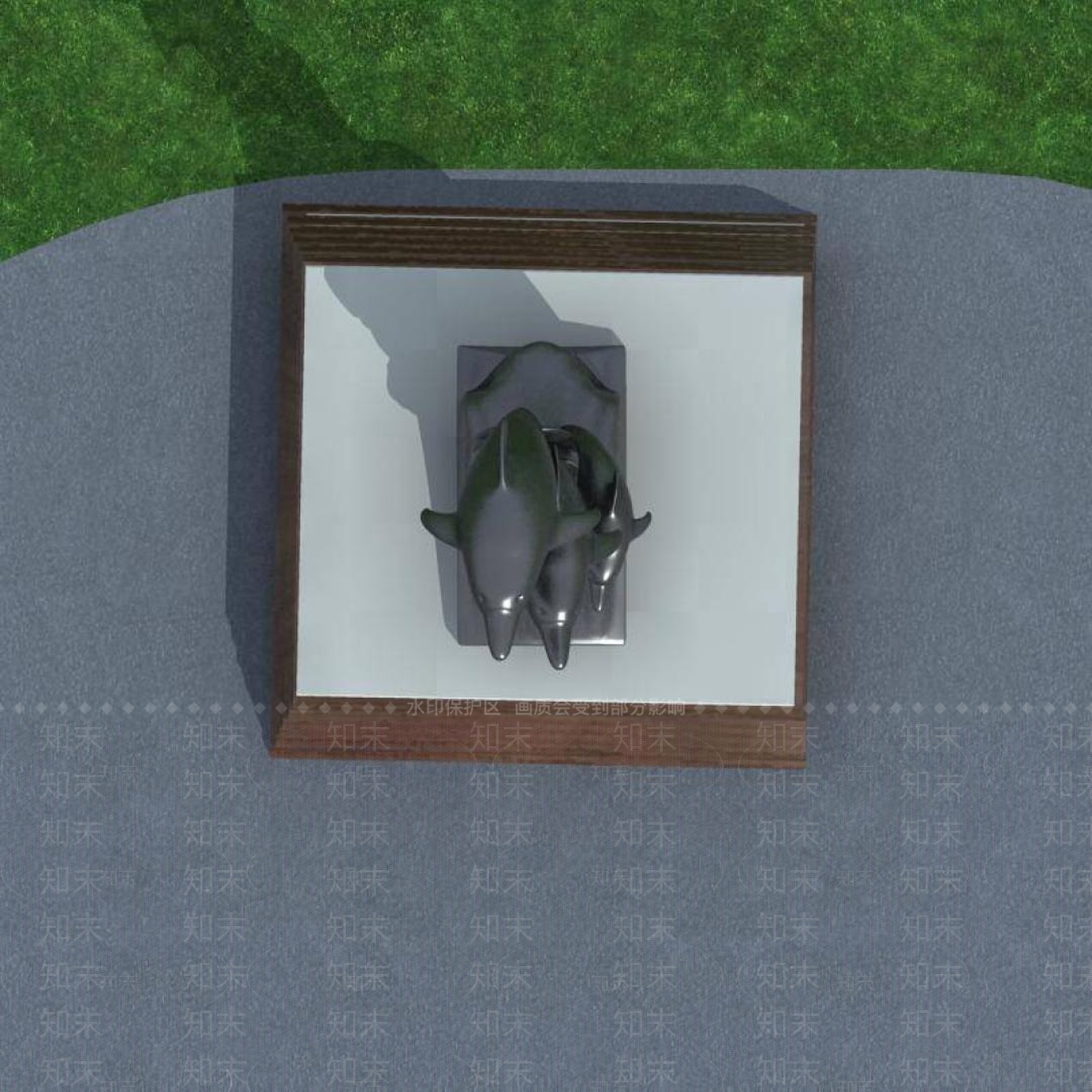 欧式景观雕塑3D模型下载【ID:1194763237】