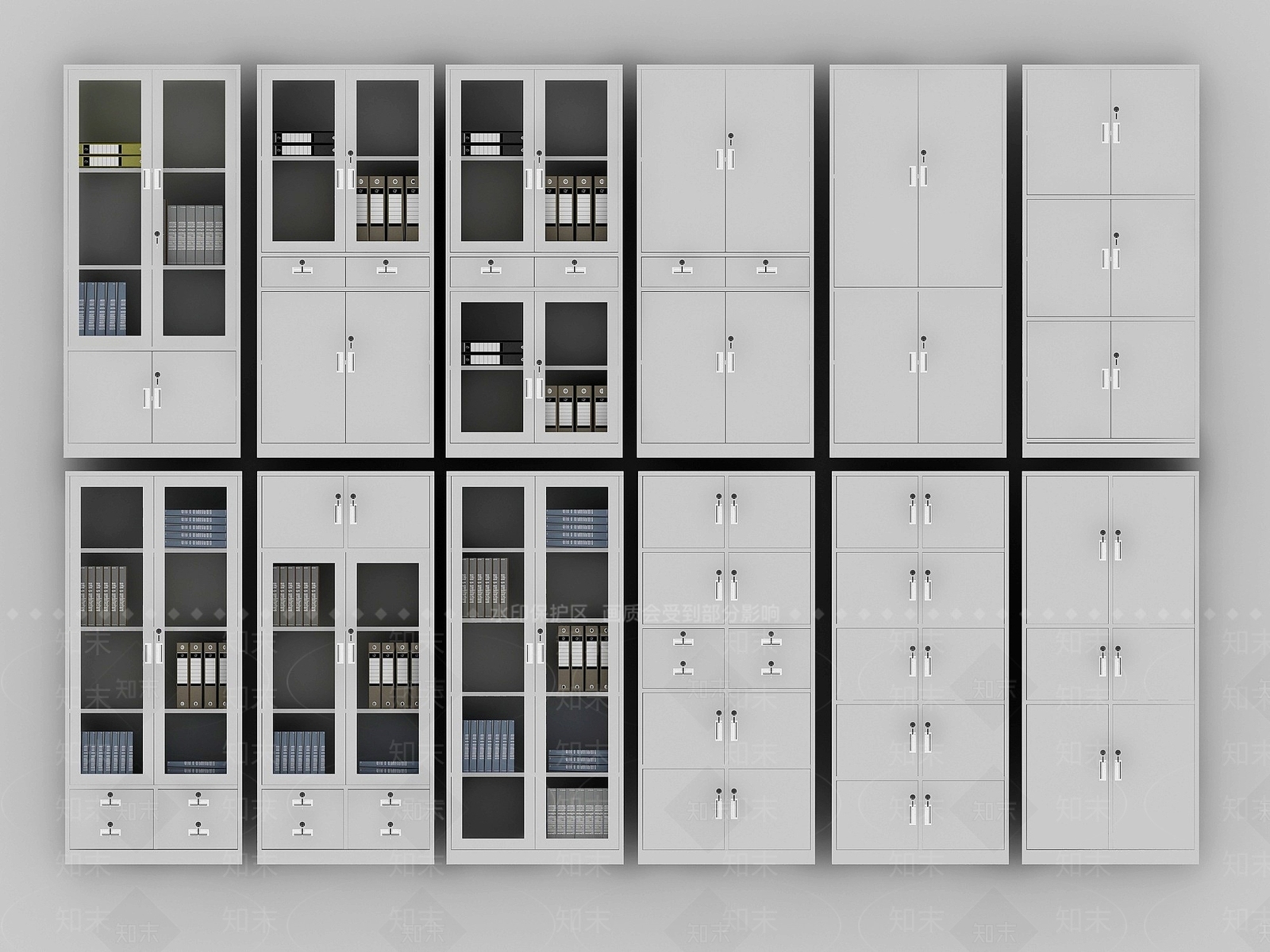 现代办公家具3D模型下载【ID:1194765355】