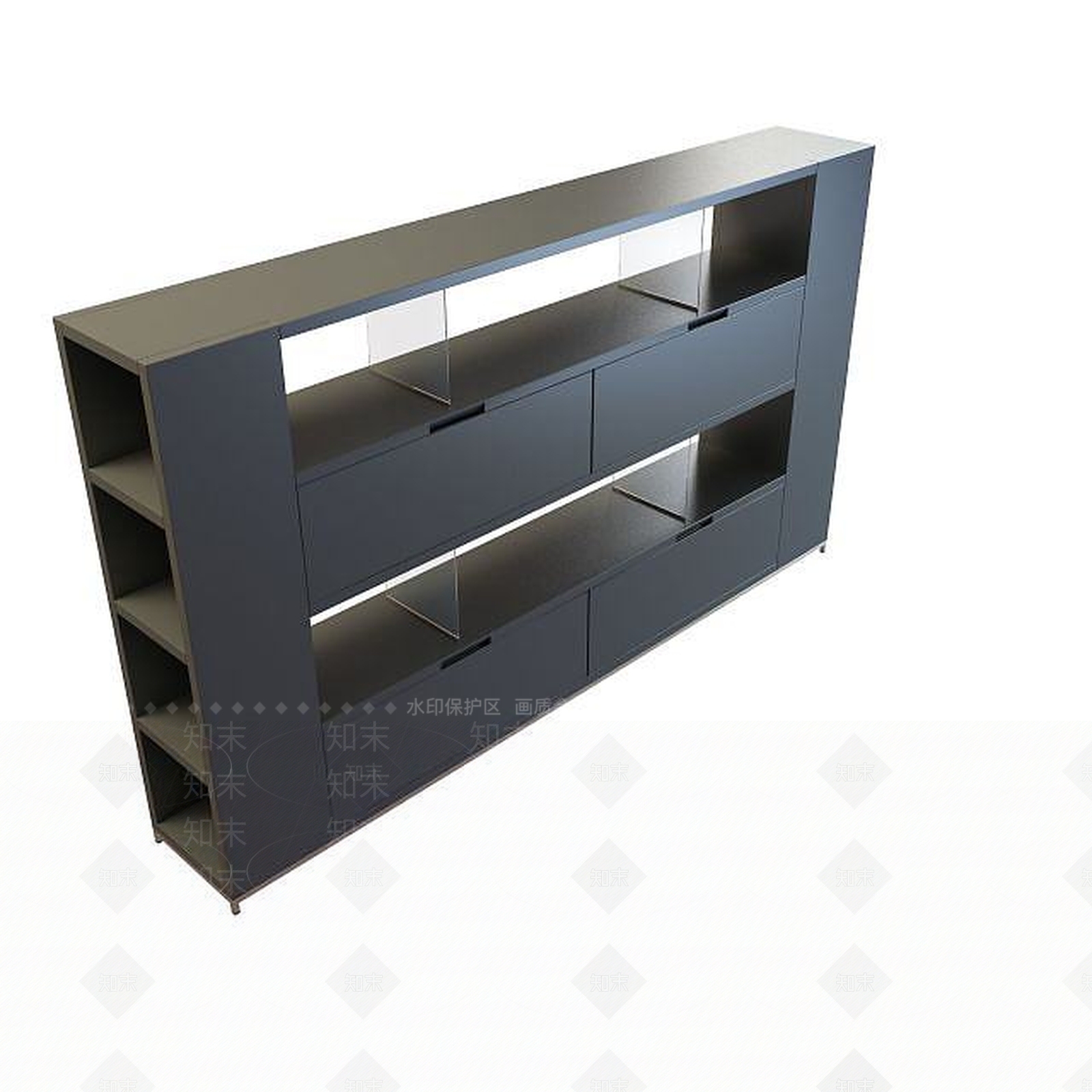 现代简约边柜3D模型下载【ID:1194765856】