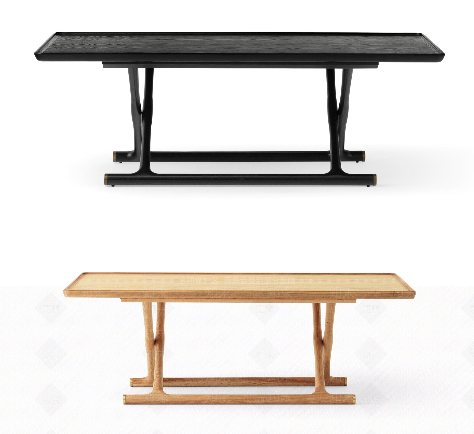 现代中古茶几SU模型下载【ID:1194766901】