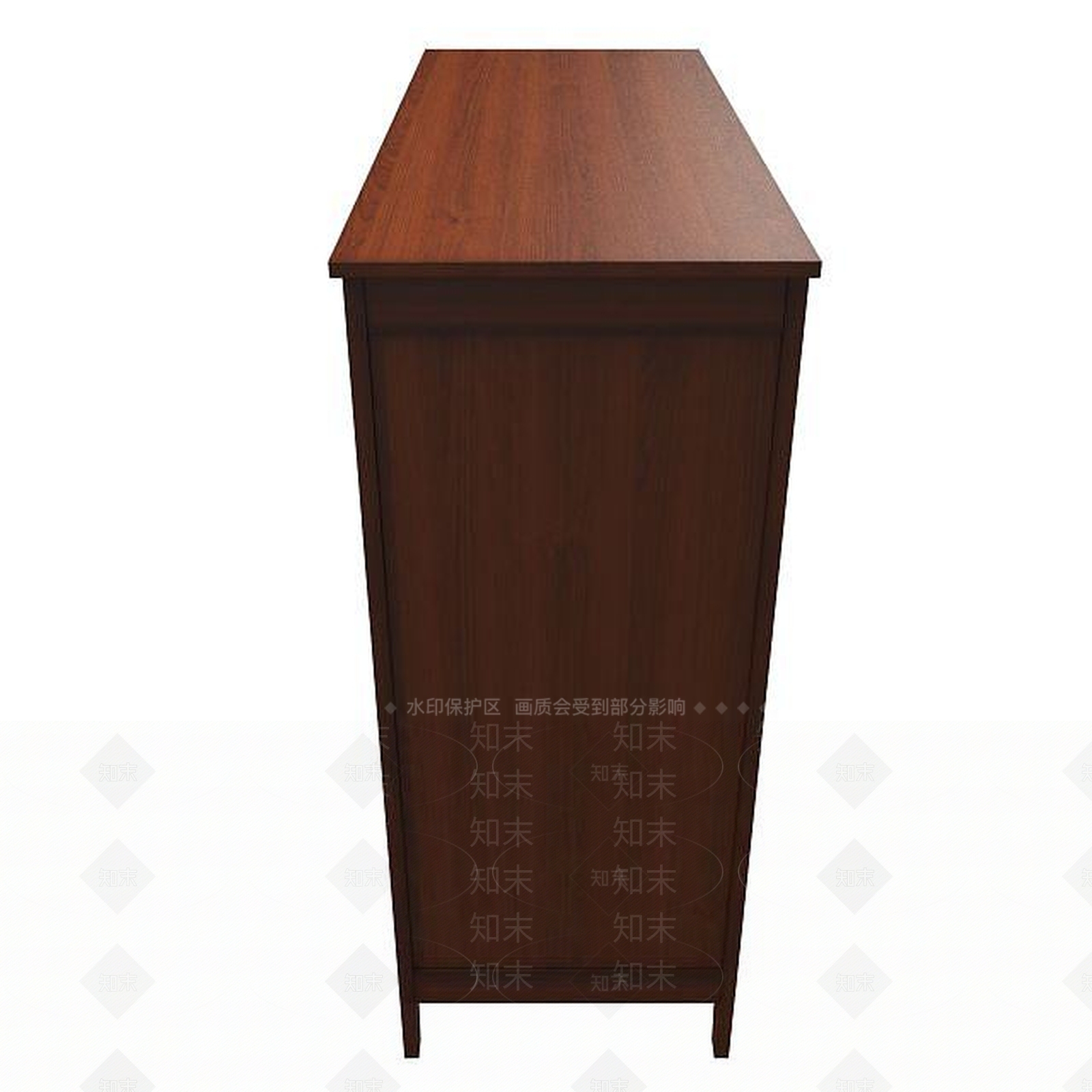 现代简约实木餐柜3D模型下载【ID:1194766956】