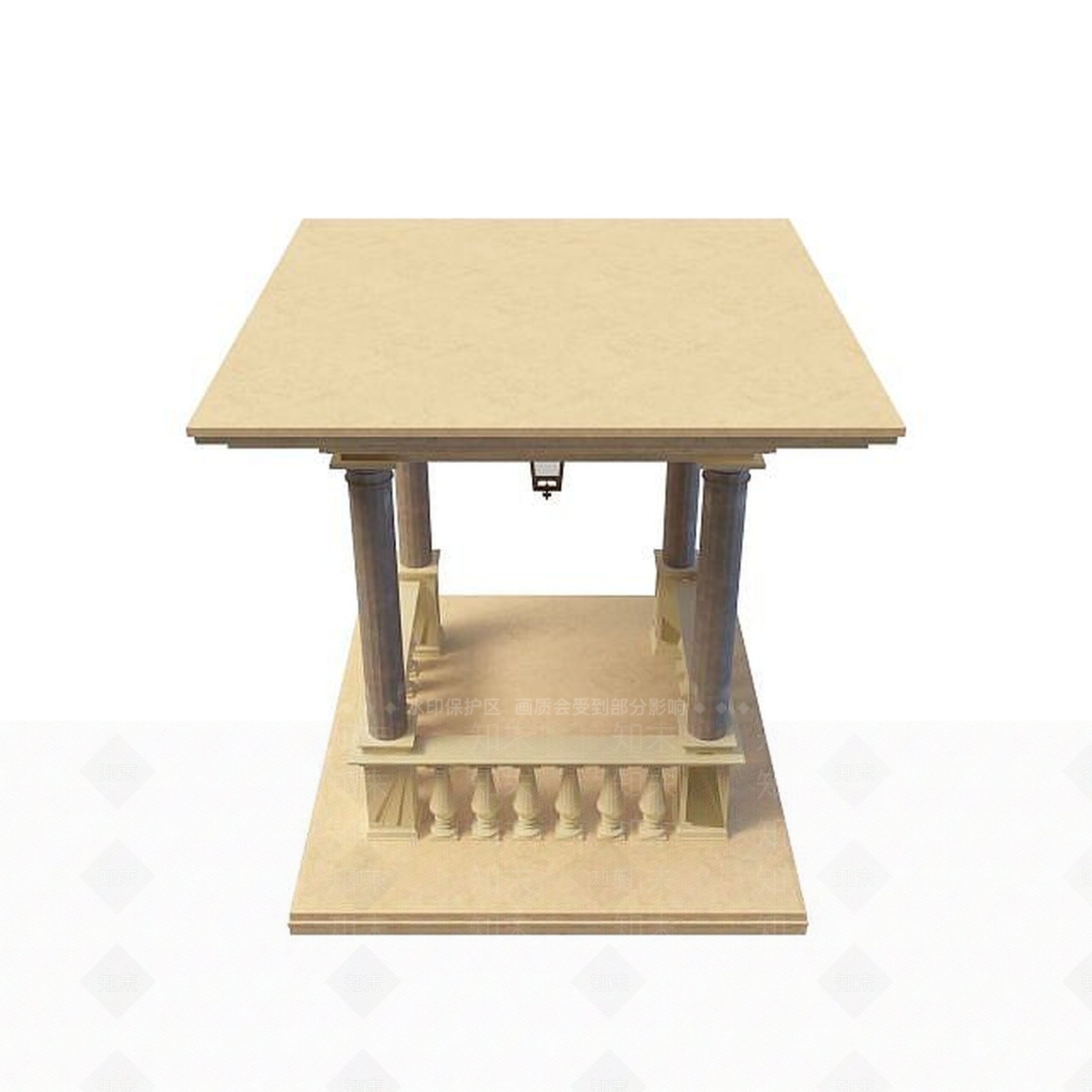 现代凉亭3D模型下载【ID:1194767228】