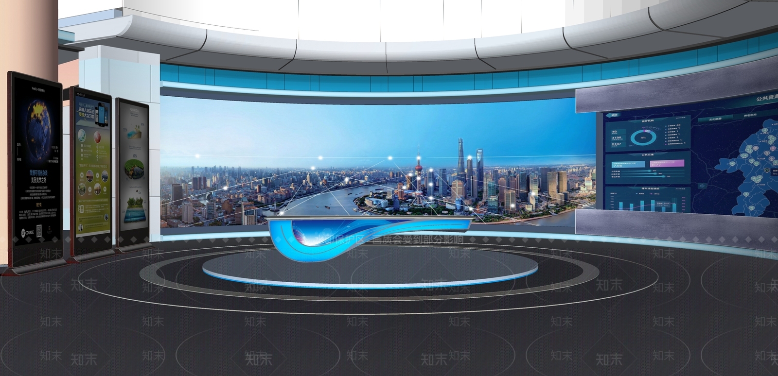 现代直播间SU模型下载【ID:1194787521】
