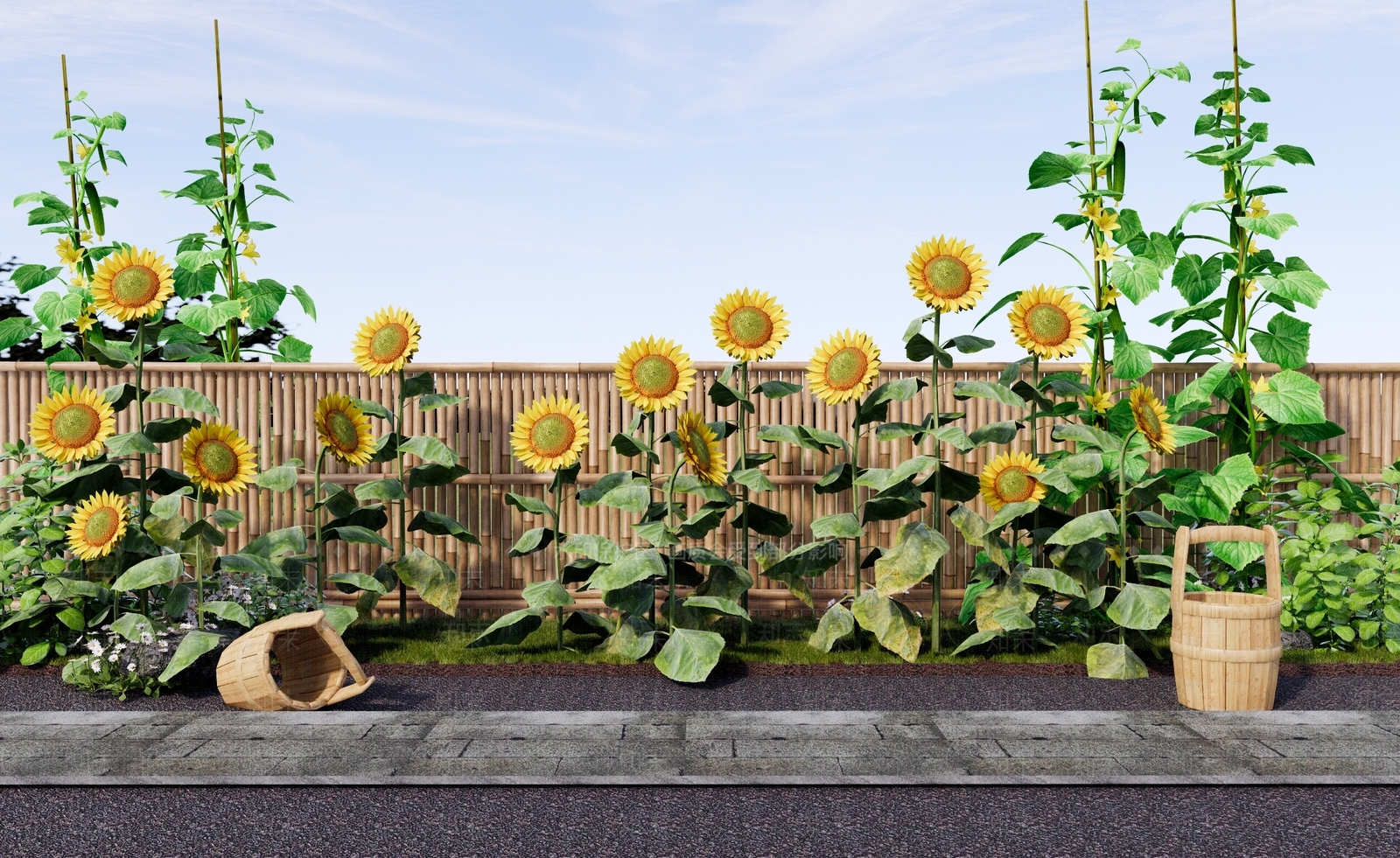 花草SU模型下载【ID:1194769641】