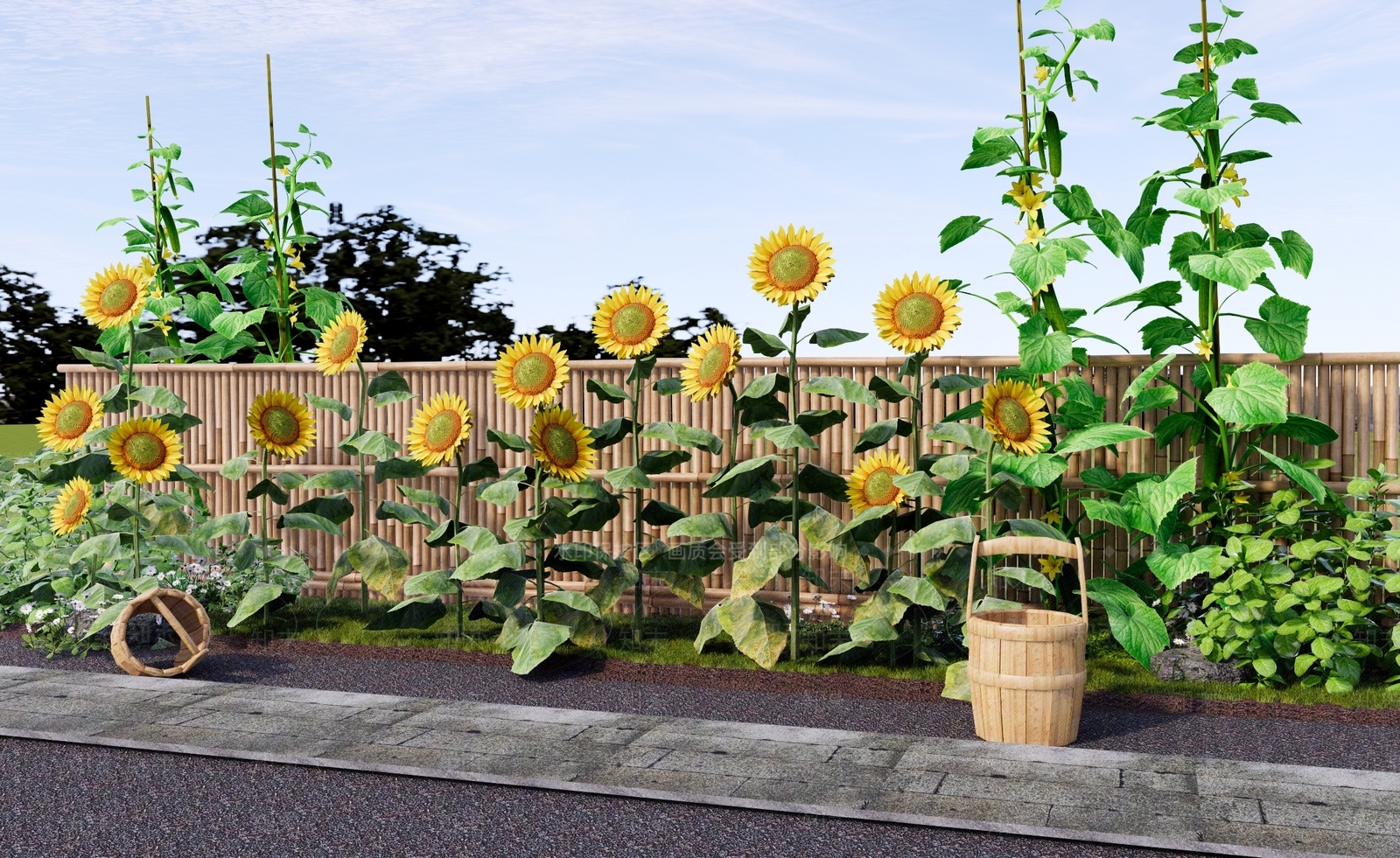 花草SU模型下载【ID:1194769641】