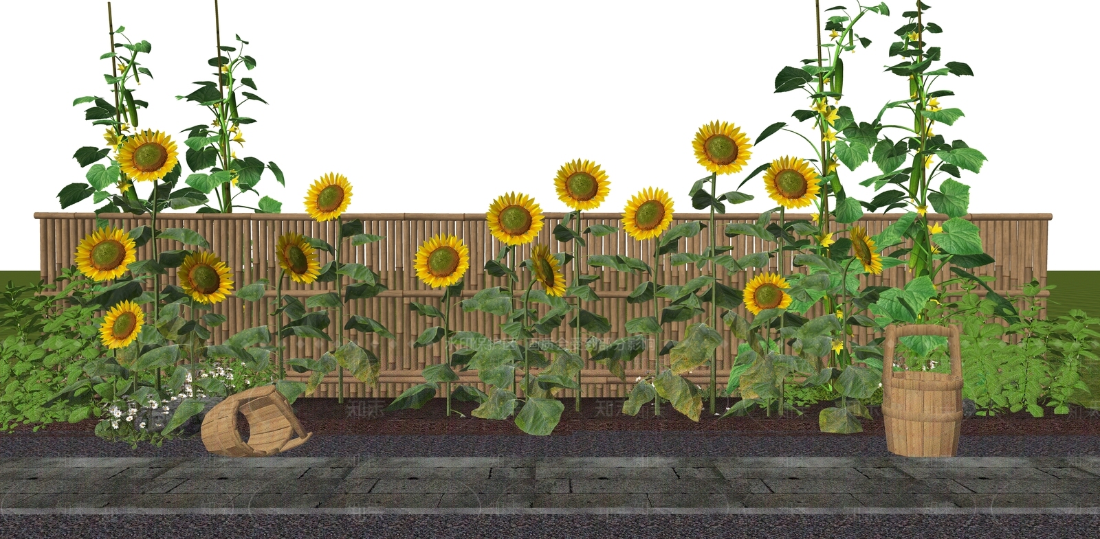 花草SU模型下载【ID:1194769641】