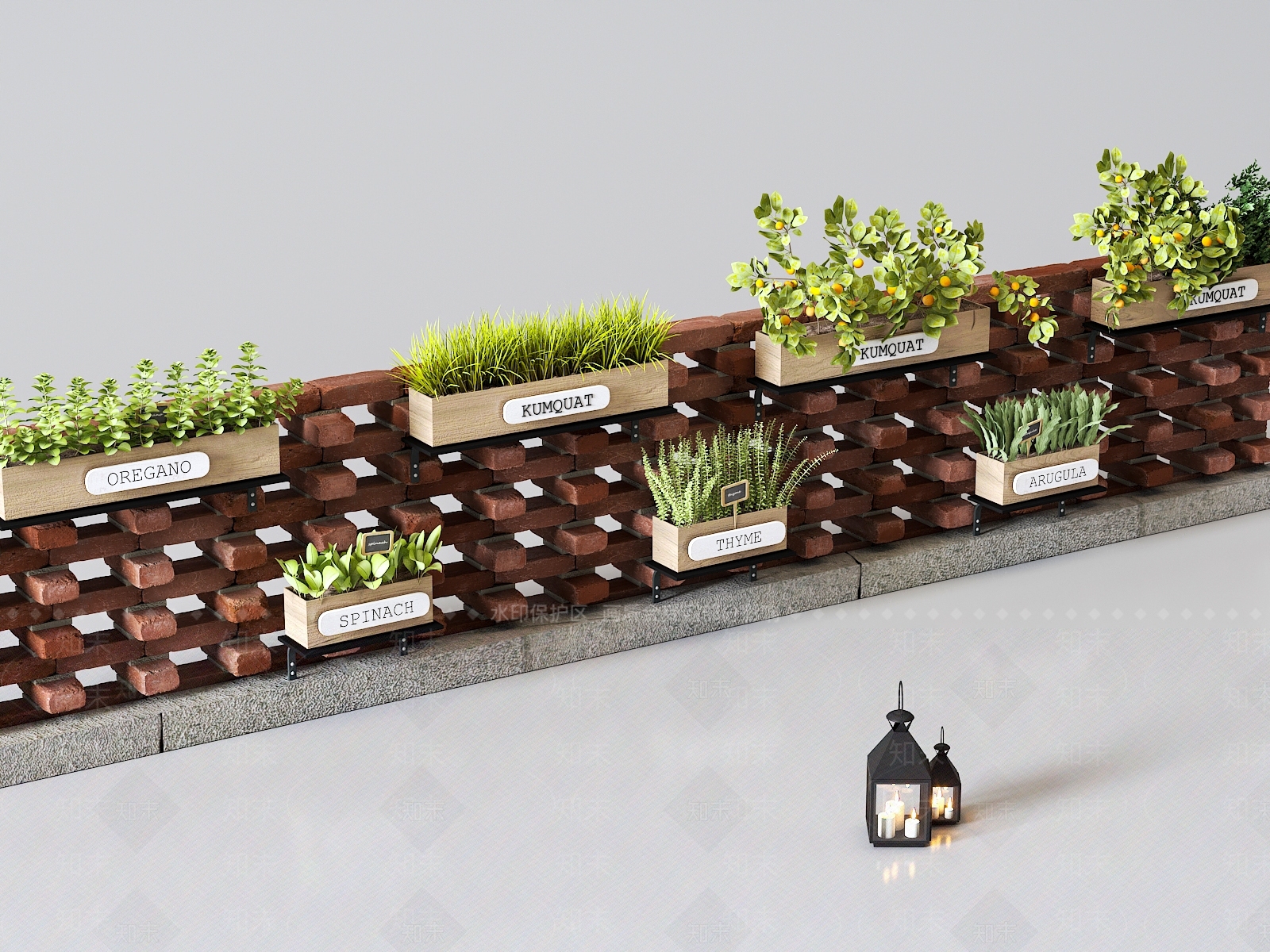 植物组合SU模型下载【ID:1194768881】