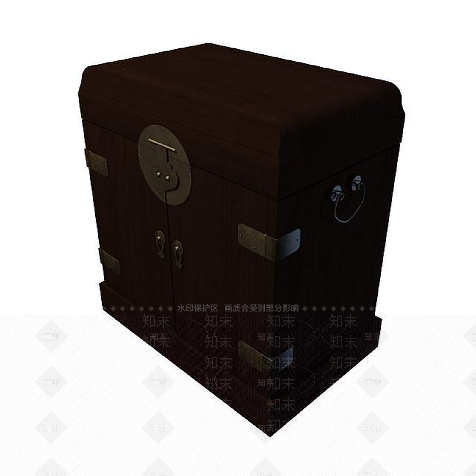 中式边柜3D模型下载【ID:1194771532】