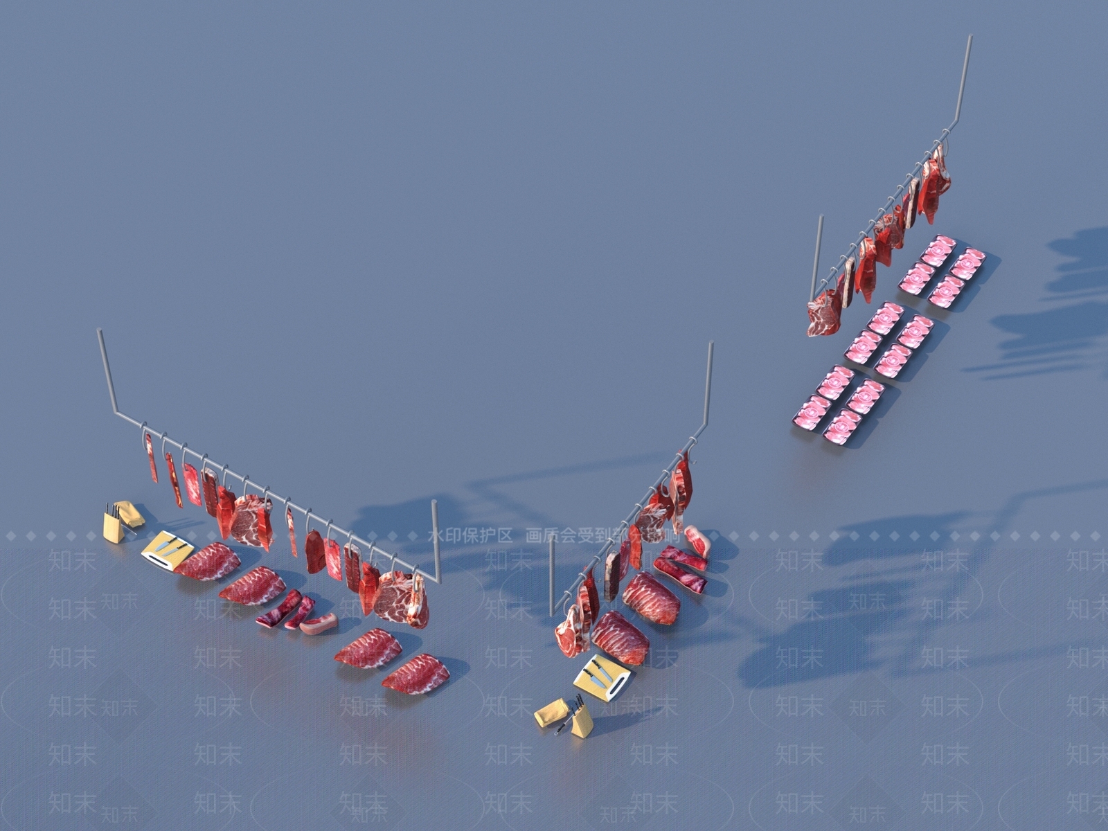 酒水食物3D模型下载【ID:1194771656】