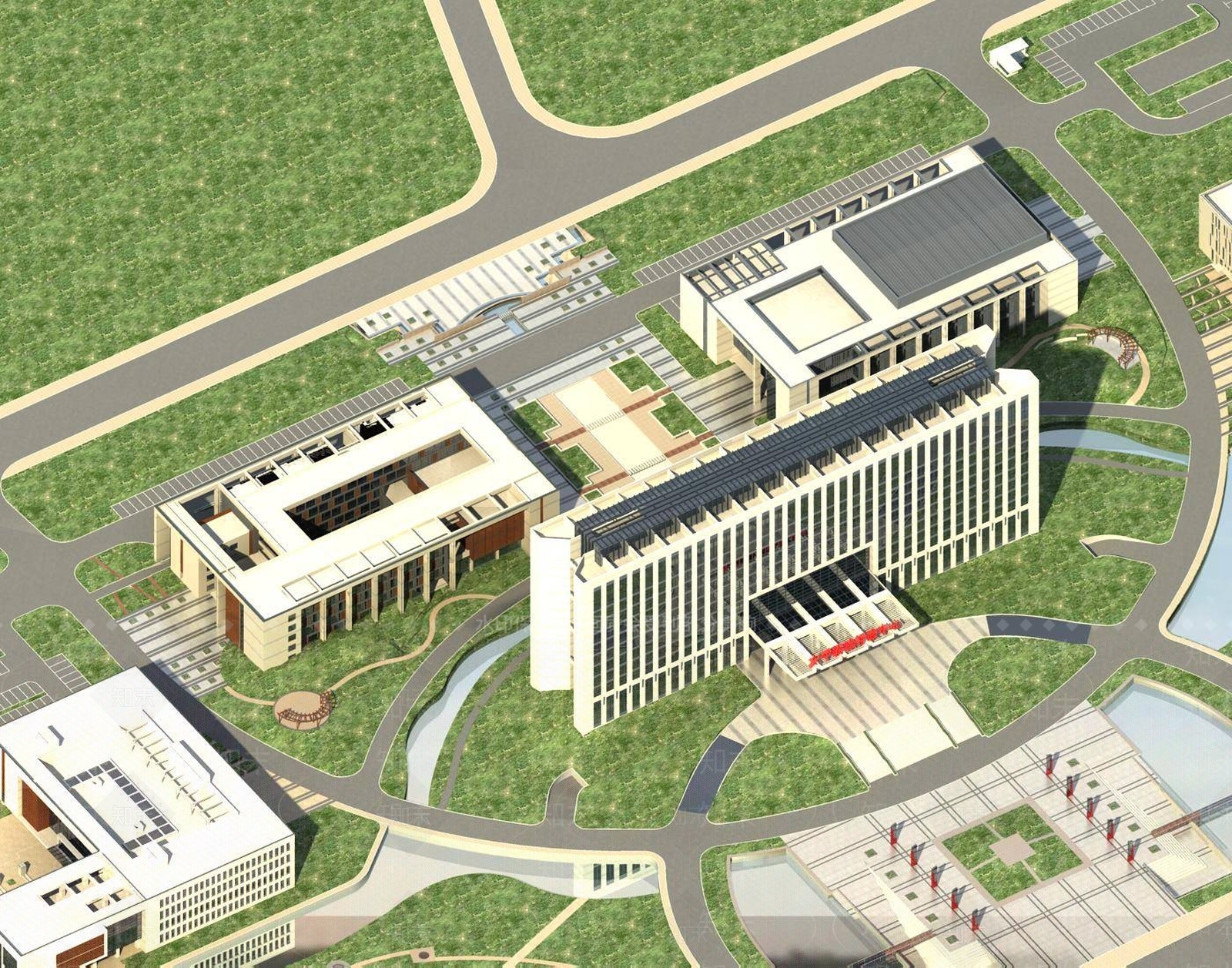 现代其他办公空间3D模型下载【ID:1194772563】