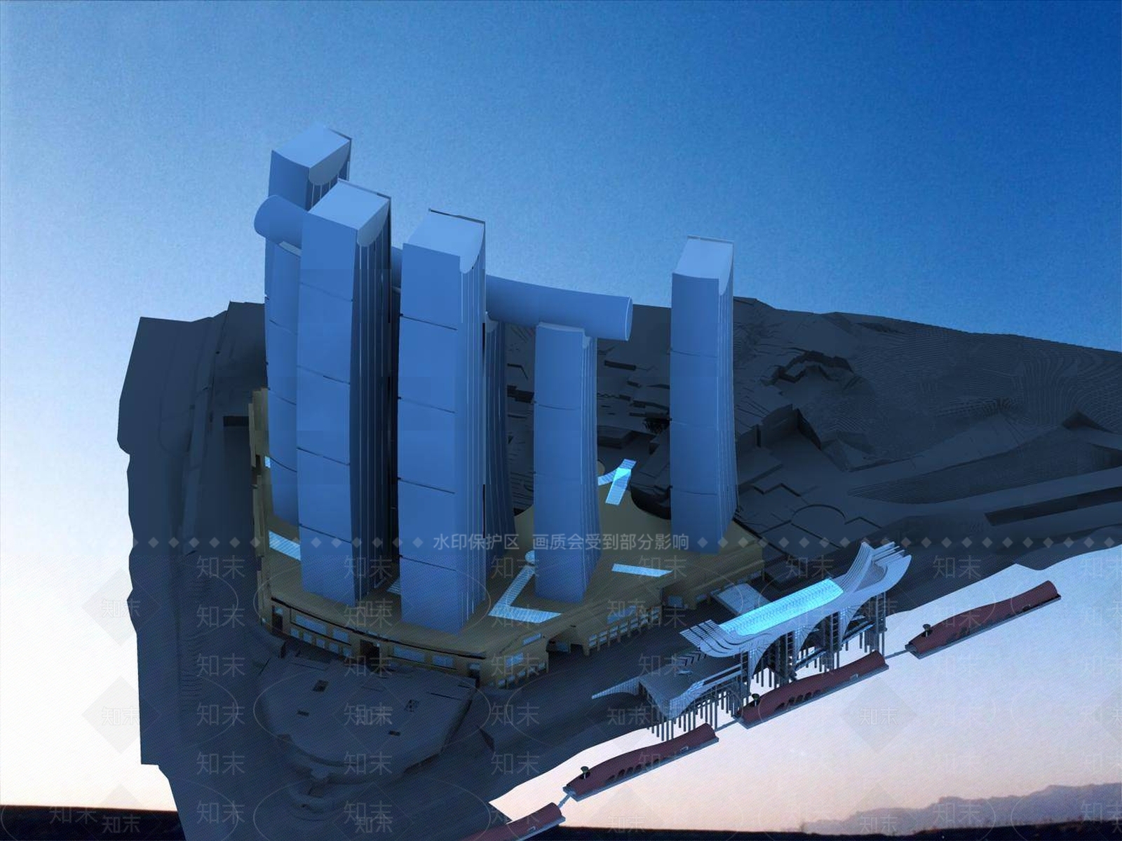 现代其他办公空间3D模型下载【ID:1194772768】