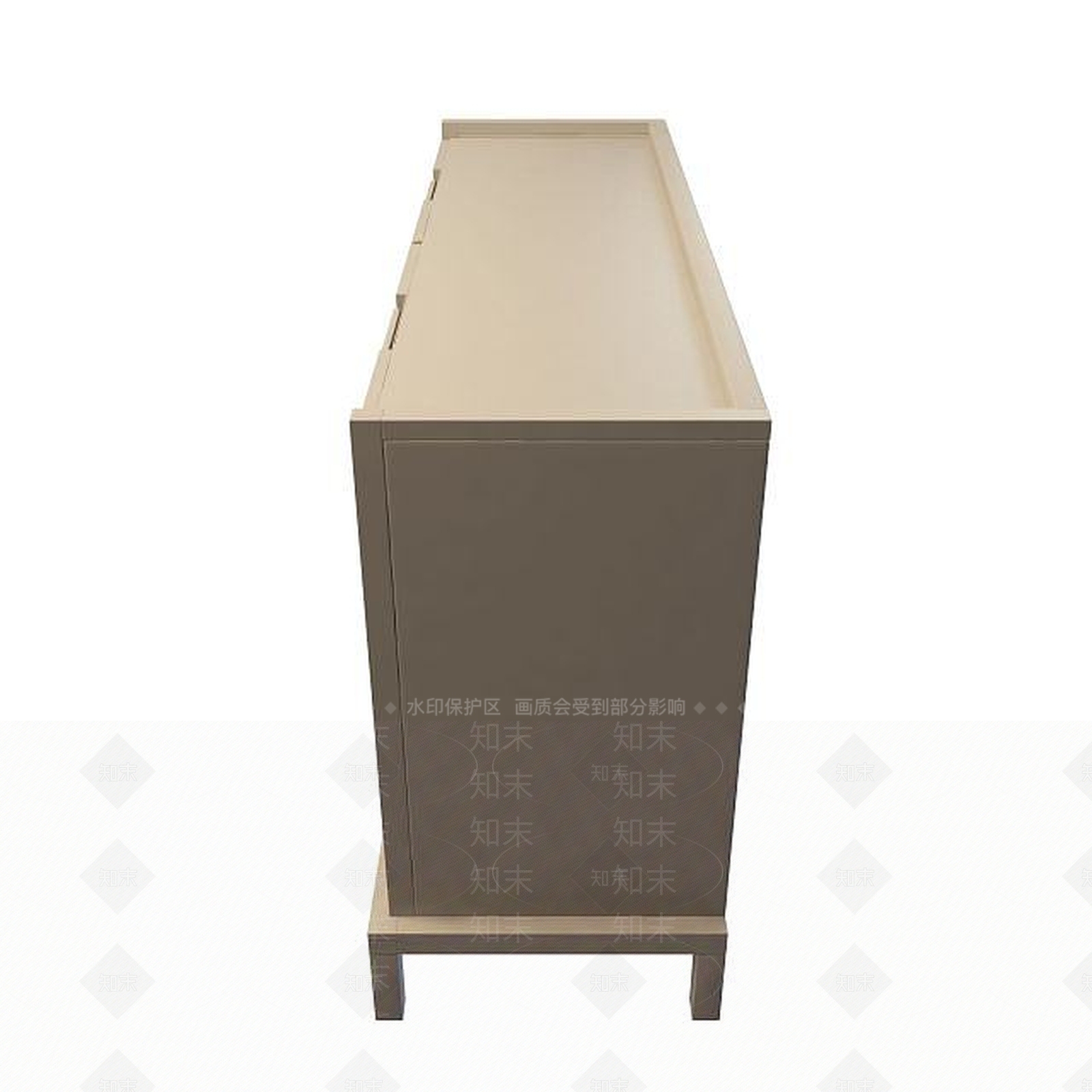 现代简约边柜3D模型下载【ID:1194772757】