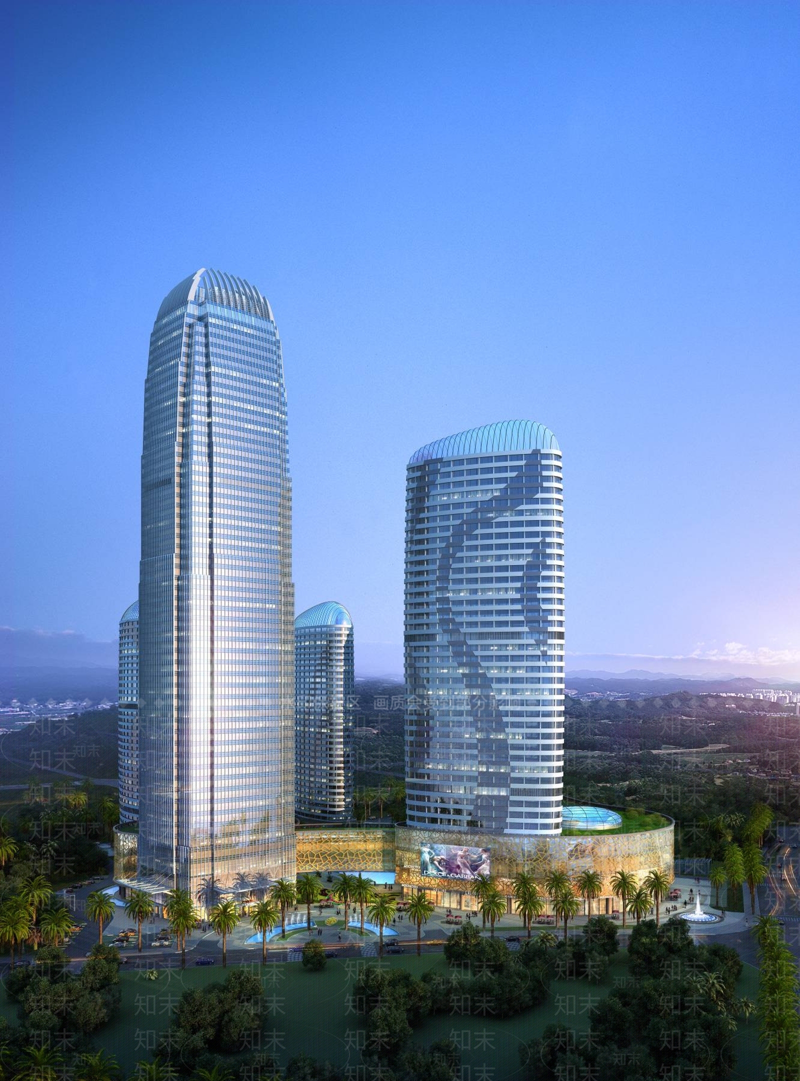 现代办公楼3D模型下载【ID:1194773016】